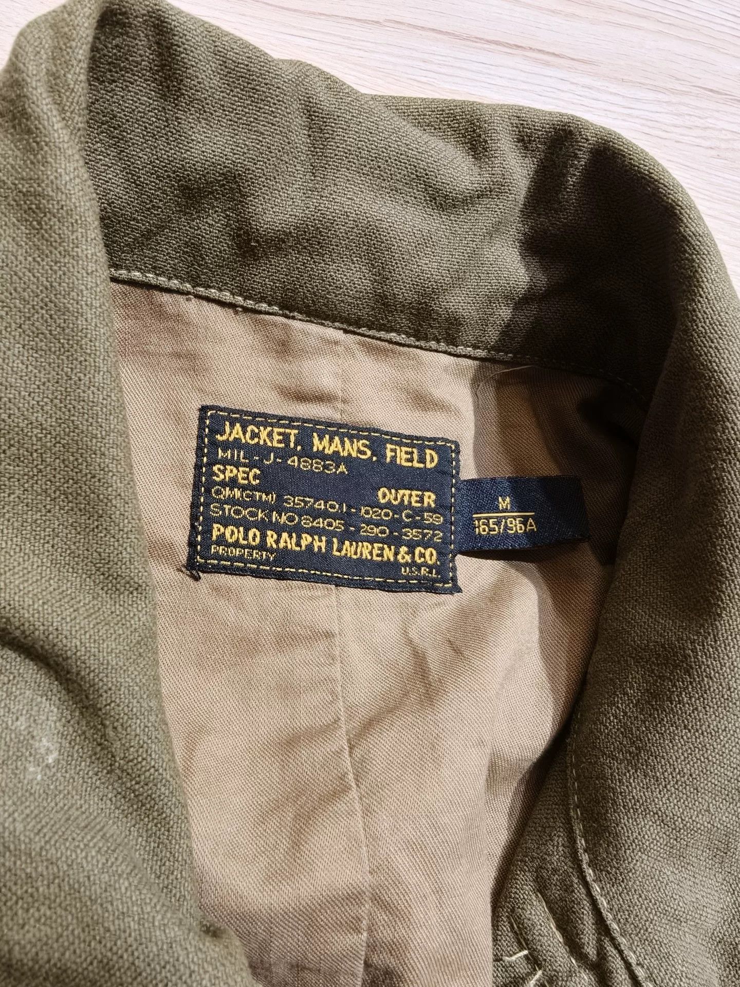 RRL Ralph Lauren Ralph Lauren Pepper Salt Combat Jacket Size US M / EU 48-50 / 2 - 7 Thumbnail