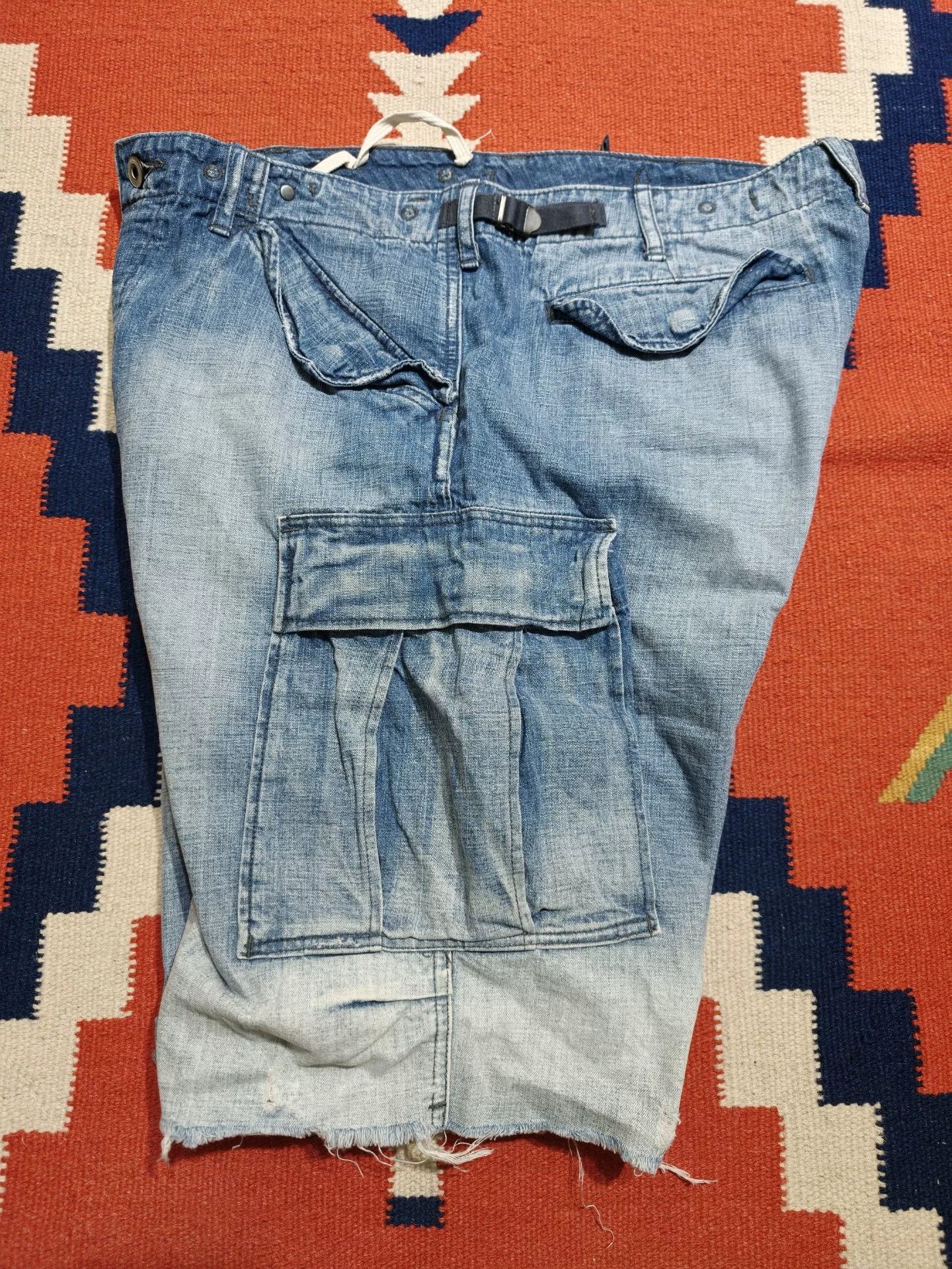 RRL Ralph Lauren Ralph Lauren Distressed Denim Shorts Size US 34 / EU 50 - 4 Thumbnail