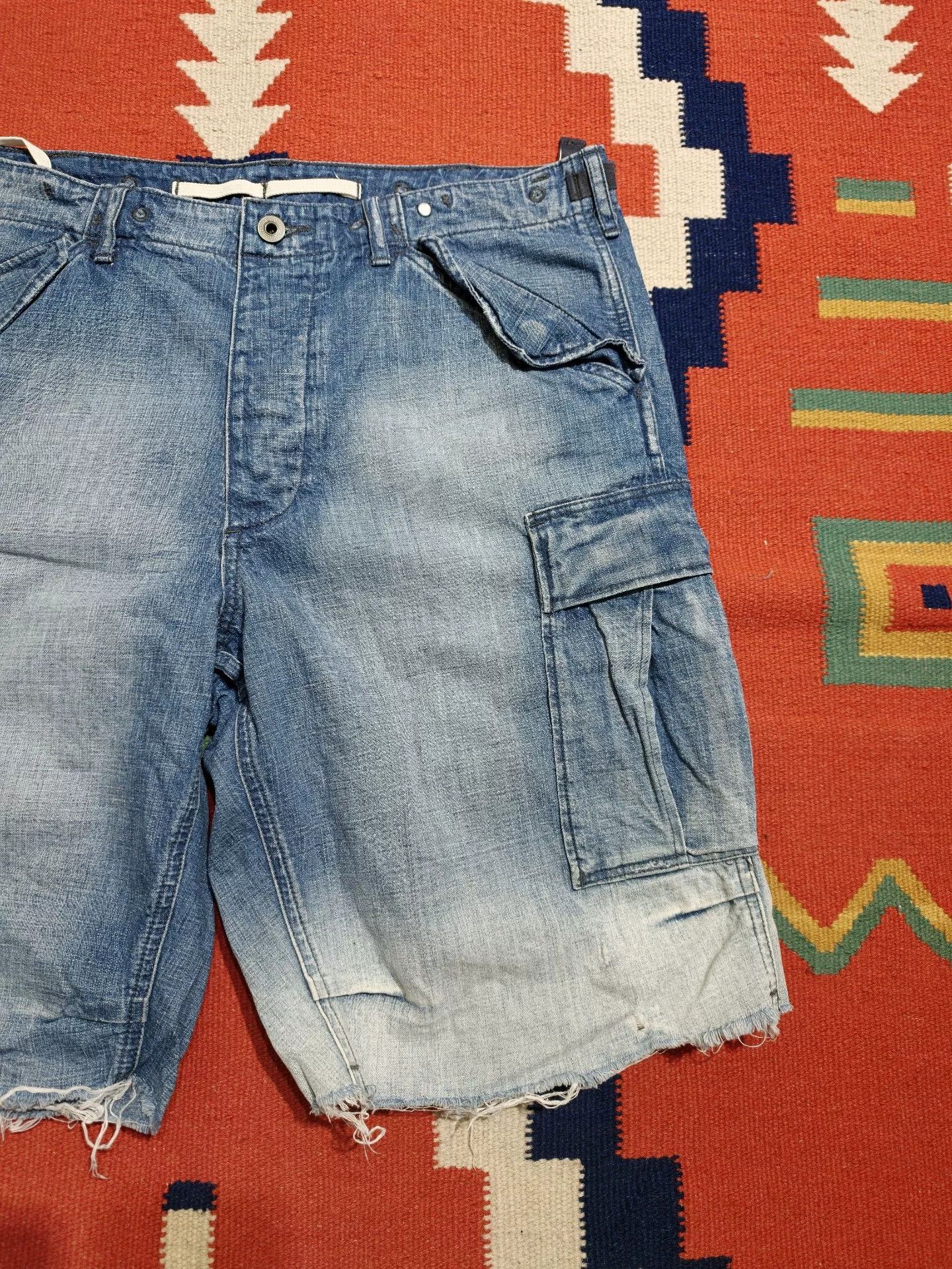 RRL Ralph Lauren Ralph Lauren Distressed Denim Shorts Size US 34 / EU 50 - 2 Thumbnail