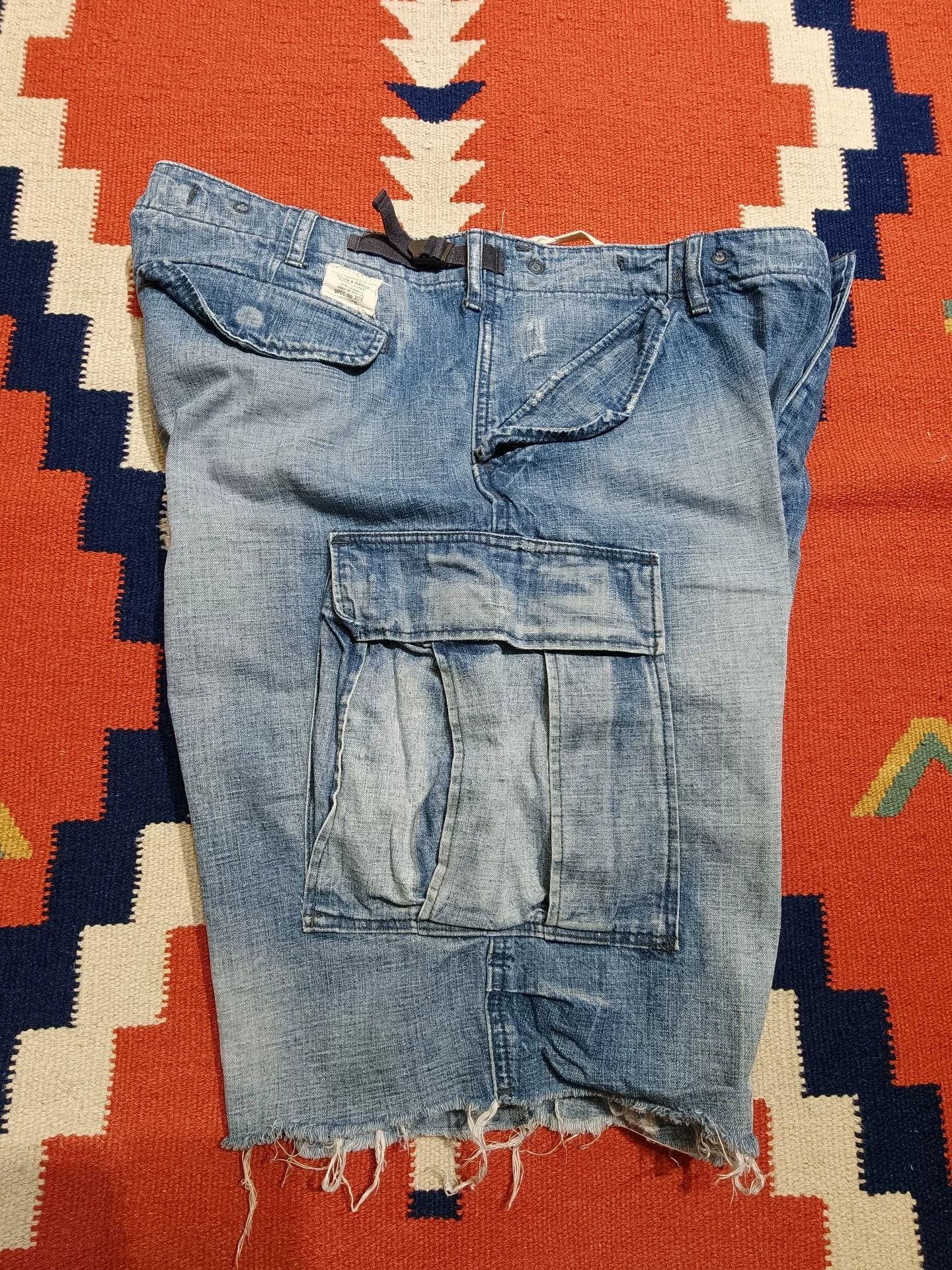 RRL Ralph Lauren Ralph Lauren Distressed Denim Shorts Size US 34 / EU 50 - 8 Thumbnail