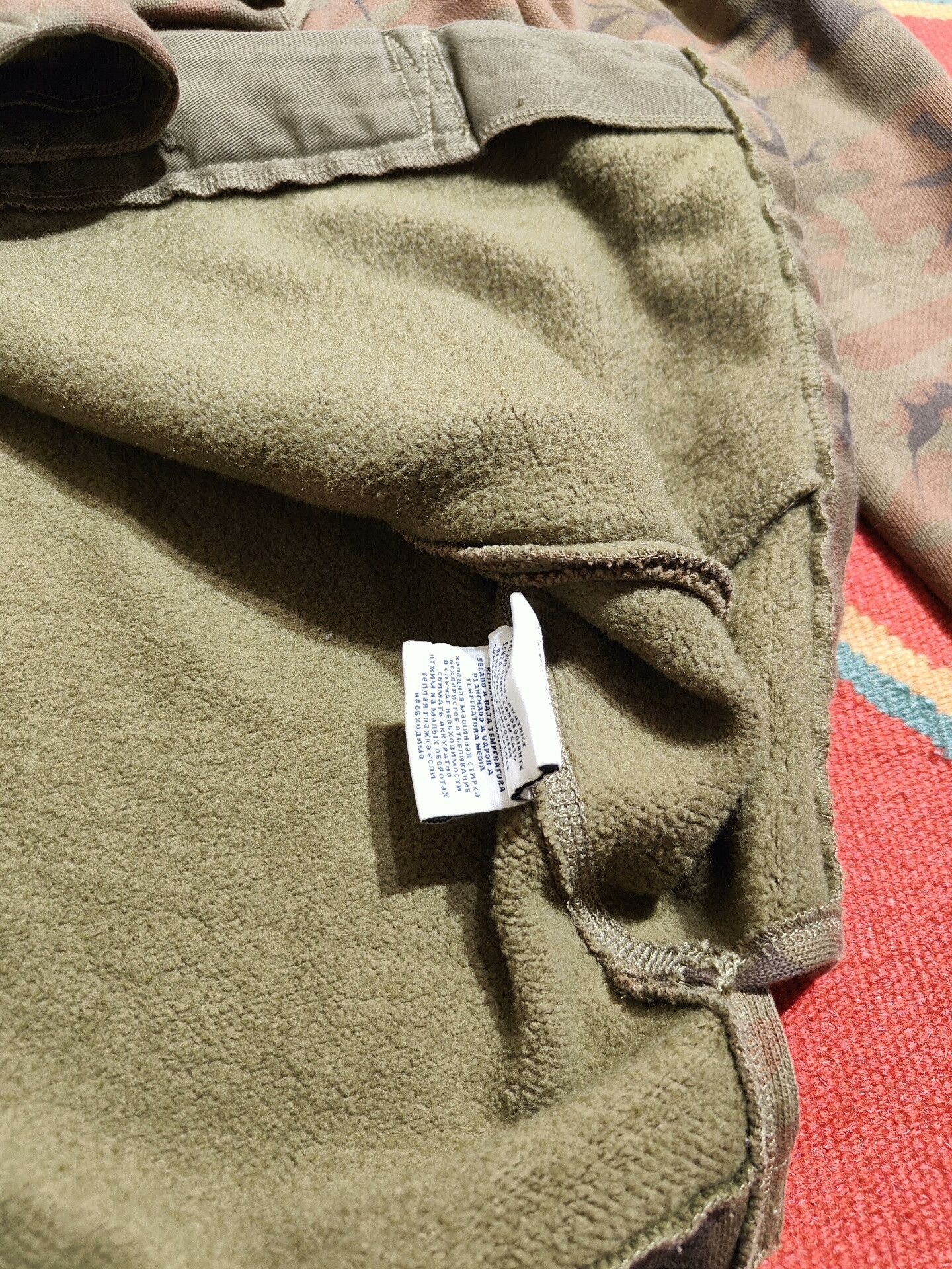 RRL Ralph Lauren Rugby Camouflage Knitted Military Jacket Size US M / EU 48-50 / 2 - 7 Thumbnail