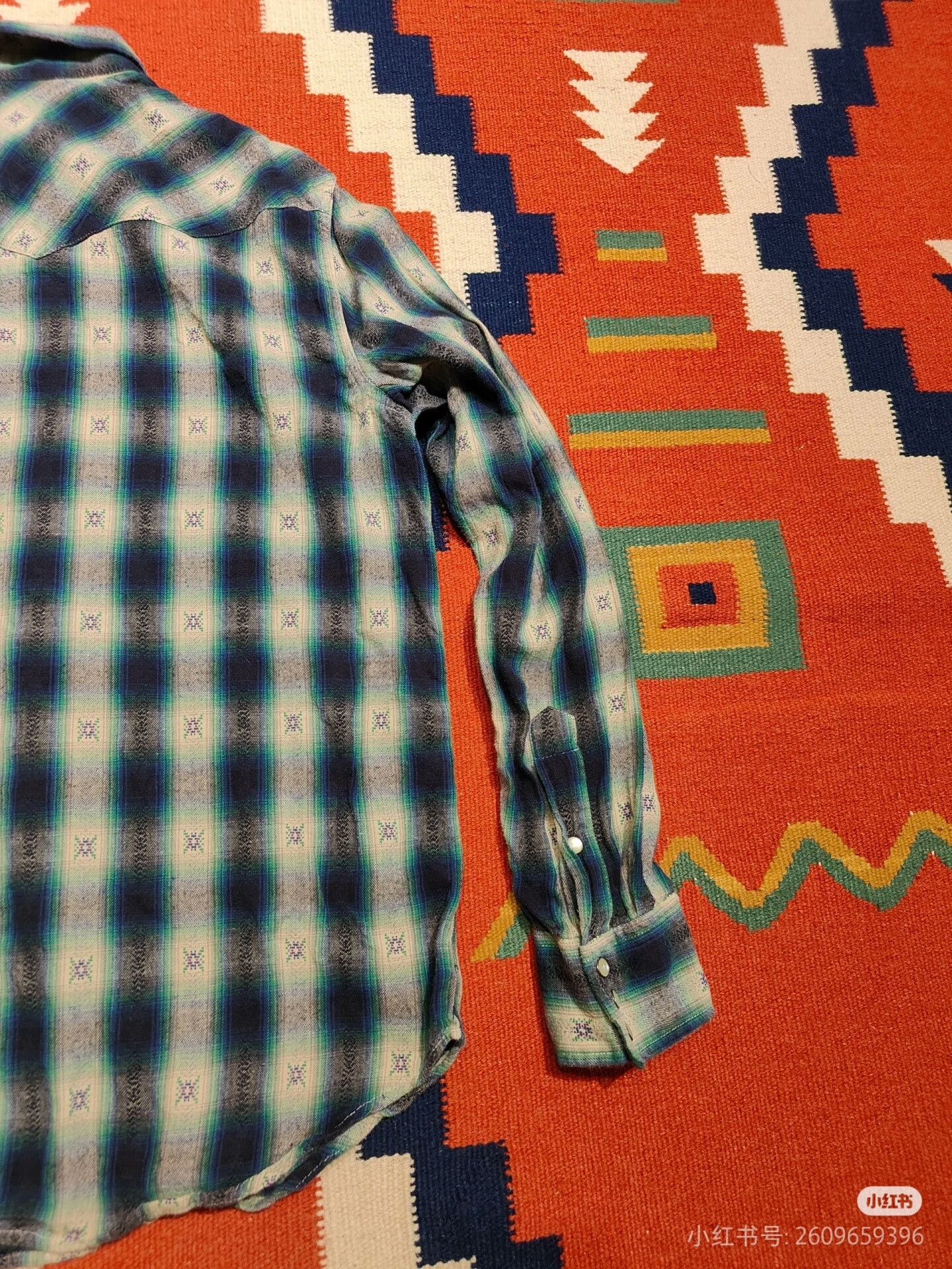 RRL Ralph Lauren Double RL Ralph Lauren Western Style Shirt Size US M / EU 48-50 / 2 - 8 Thumbnail