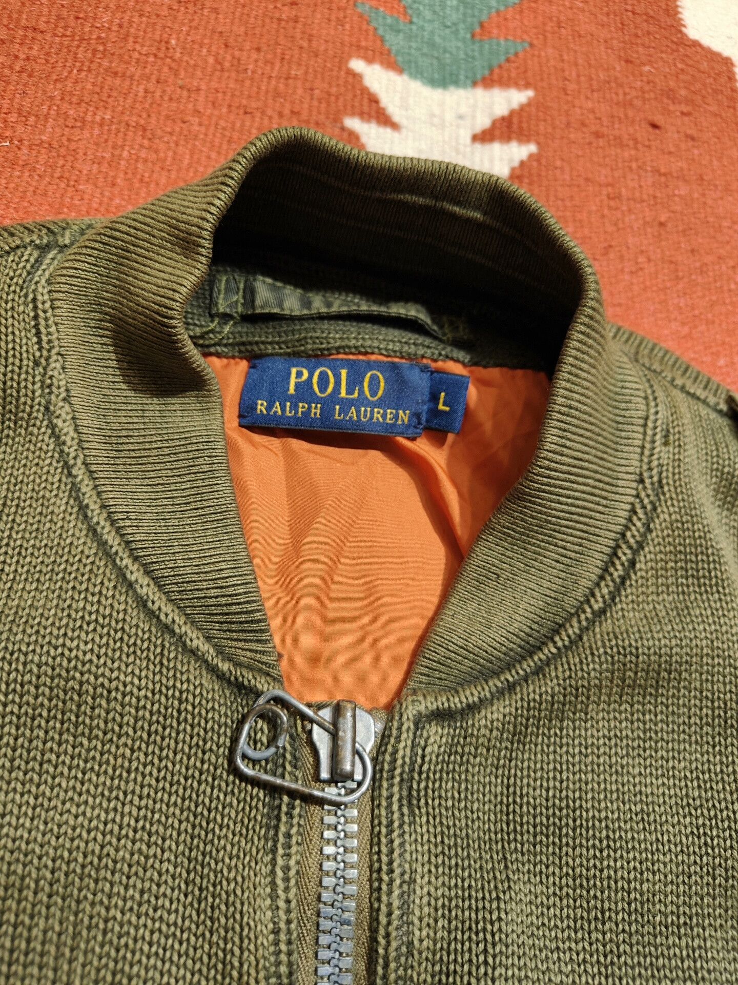RRL Ralph Lauren Ralph Lauren Knitted Flight Jacket Size US L / EU 52-54 / 3 - 4 Thumbnail