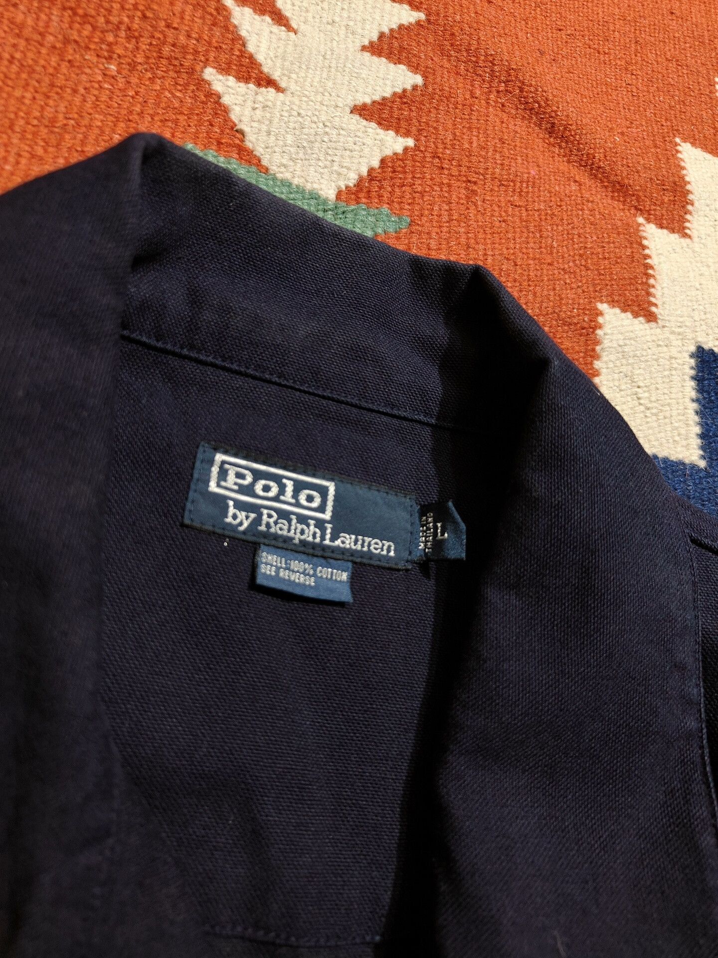 Polo Ralph Lauren Navy Blue Lobster Claw Firefighter Jacket Size US L / EU 52-54 / 3 - 5 Thumbnail