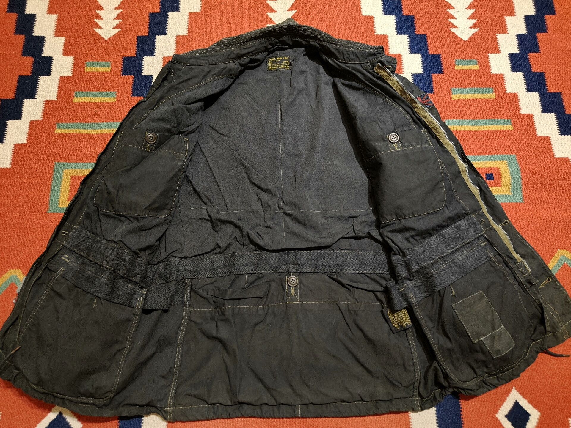 RRL Ralph Lauren RRL Heavy Vintage M43 Combat Jacket Size US L / EU 52-54 / 3 - 7 Thumbnail