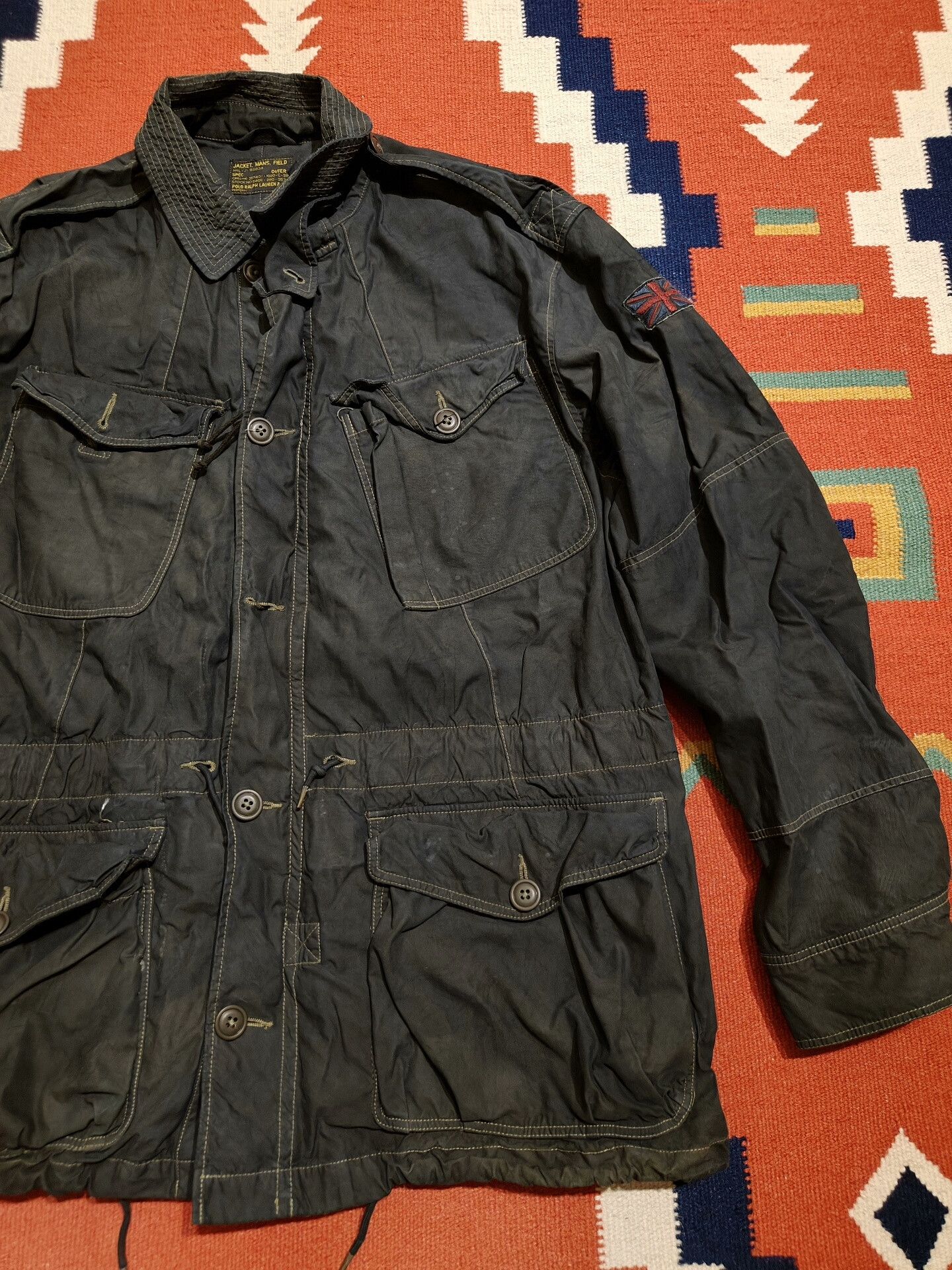 RRL Ralph Lauren RRL Heavy Vintage M43 Combat Jacket Size US L / EU 52-54 / 3 - 2 Thumbnail