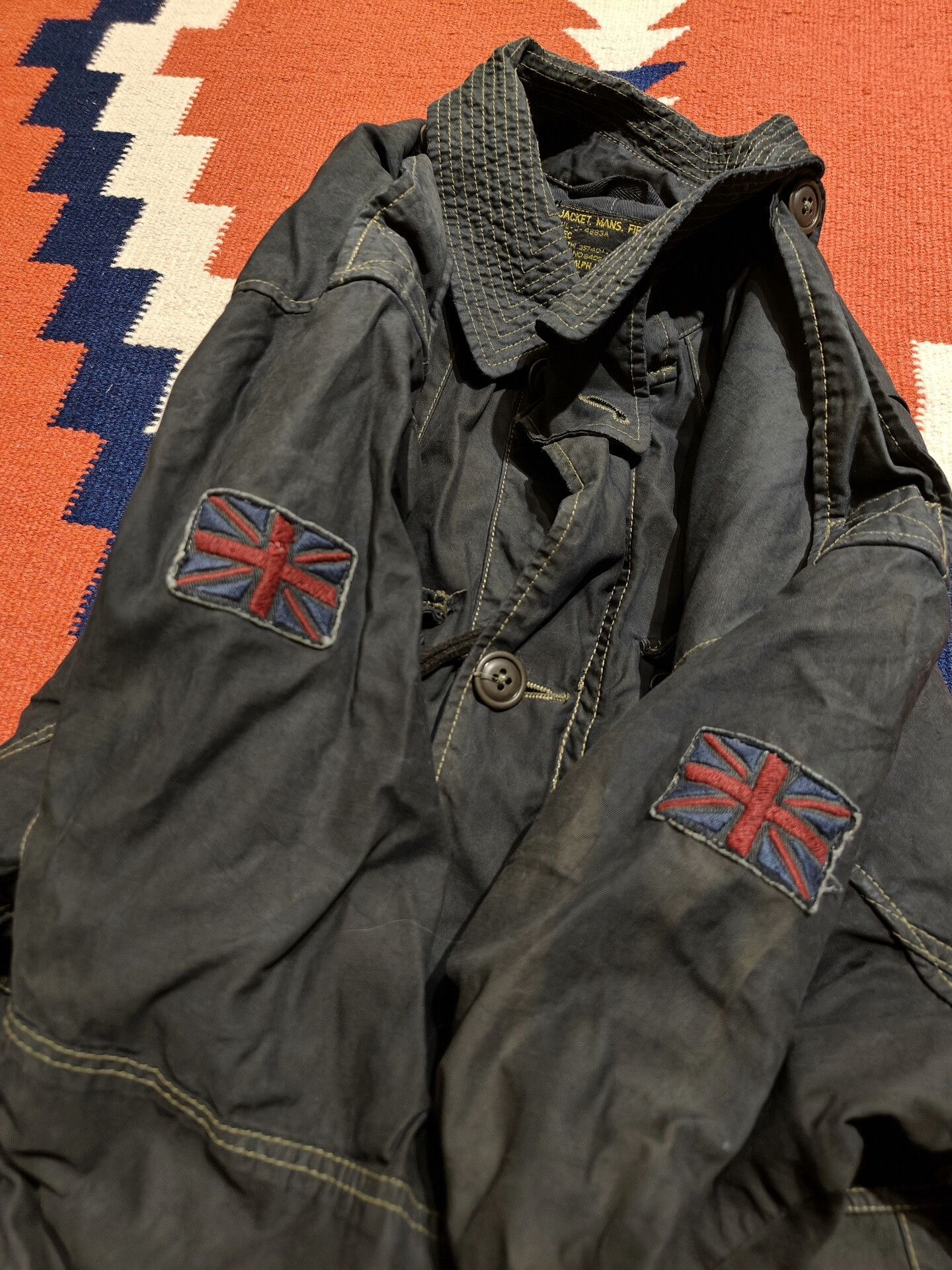 RRL Ralph Lauren RRL Heavy Vintage M43 Combat Jacket Size US L / EU 52-54 / 3 - 5 Thumbnail