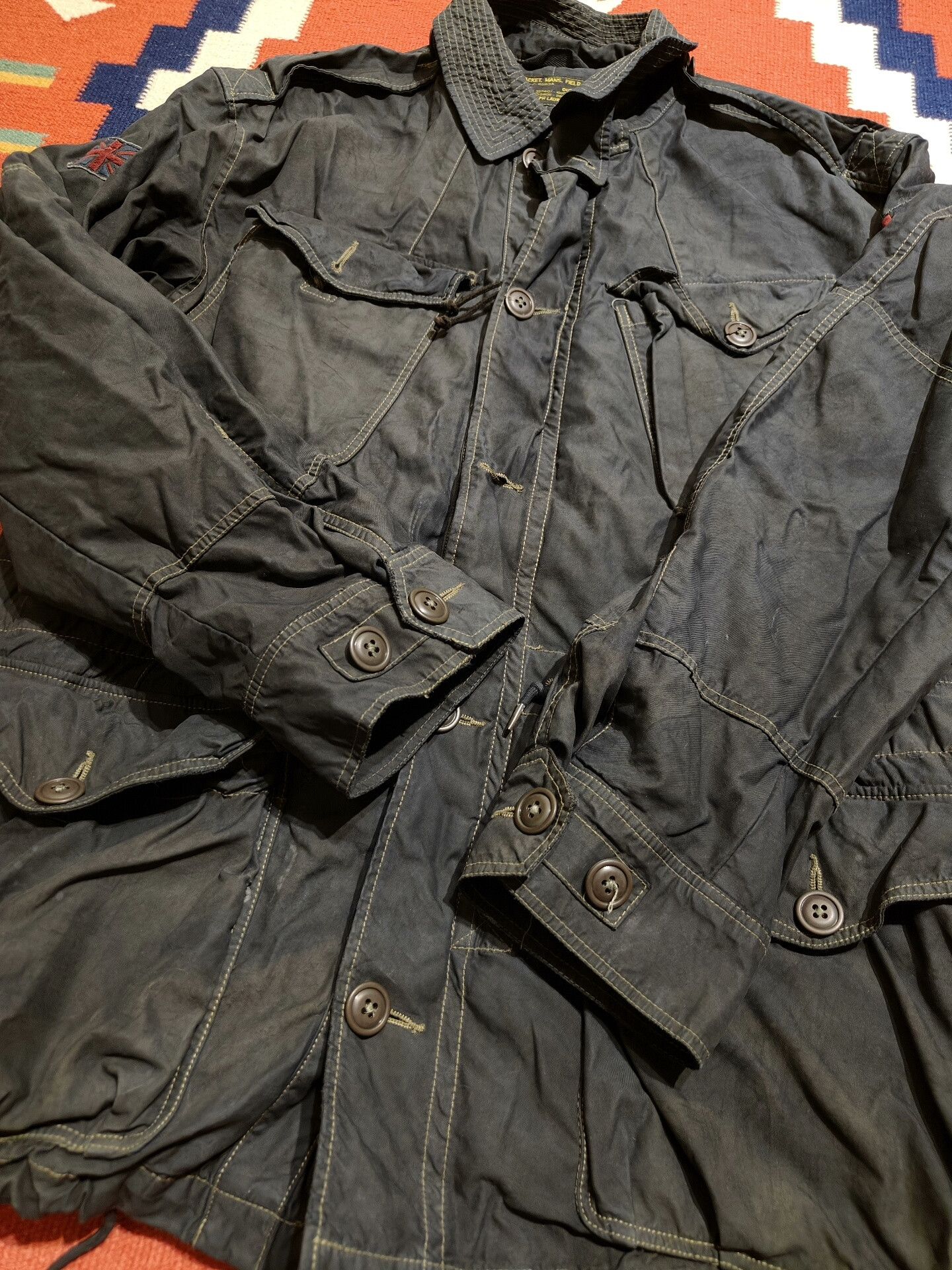 RRL Ralph Lauren RRL Heavy Vintage M43 Combat Jacket Size US L / EU 52-54 / 3 - 4 Thumbnail