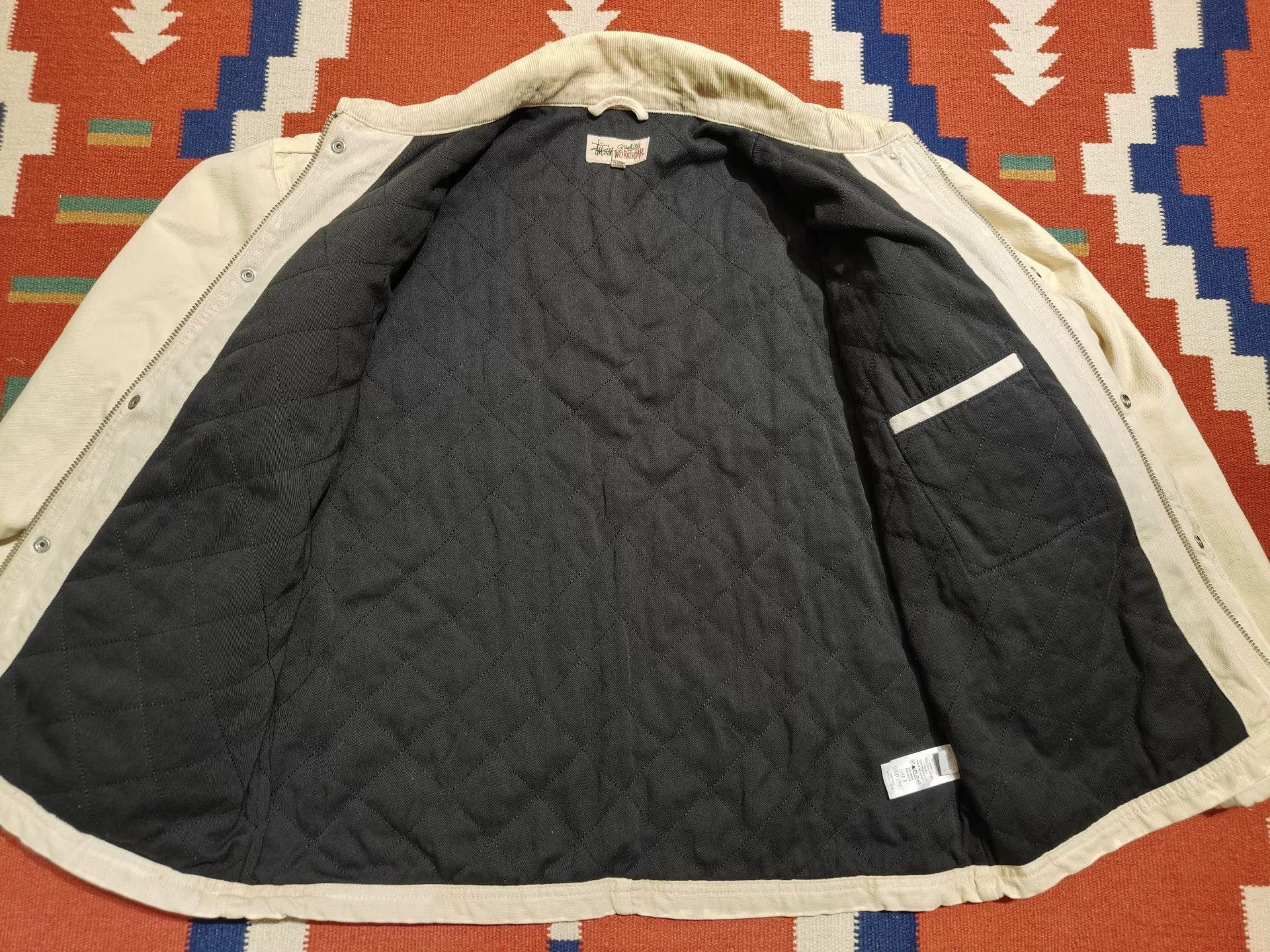 Stussy Stussy Spray Dye Canvas Work Jacket Size US L / EU 52-54 / 3 - 4 Thumbnail