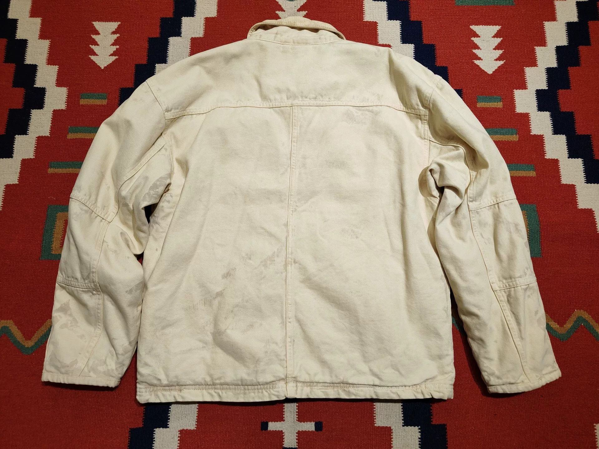 Stussy Stussy Spray Dye Canvas Work Jacket Size US L / EU 52-54 / 3 - 3 Thumbnail