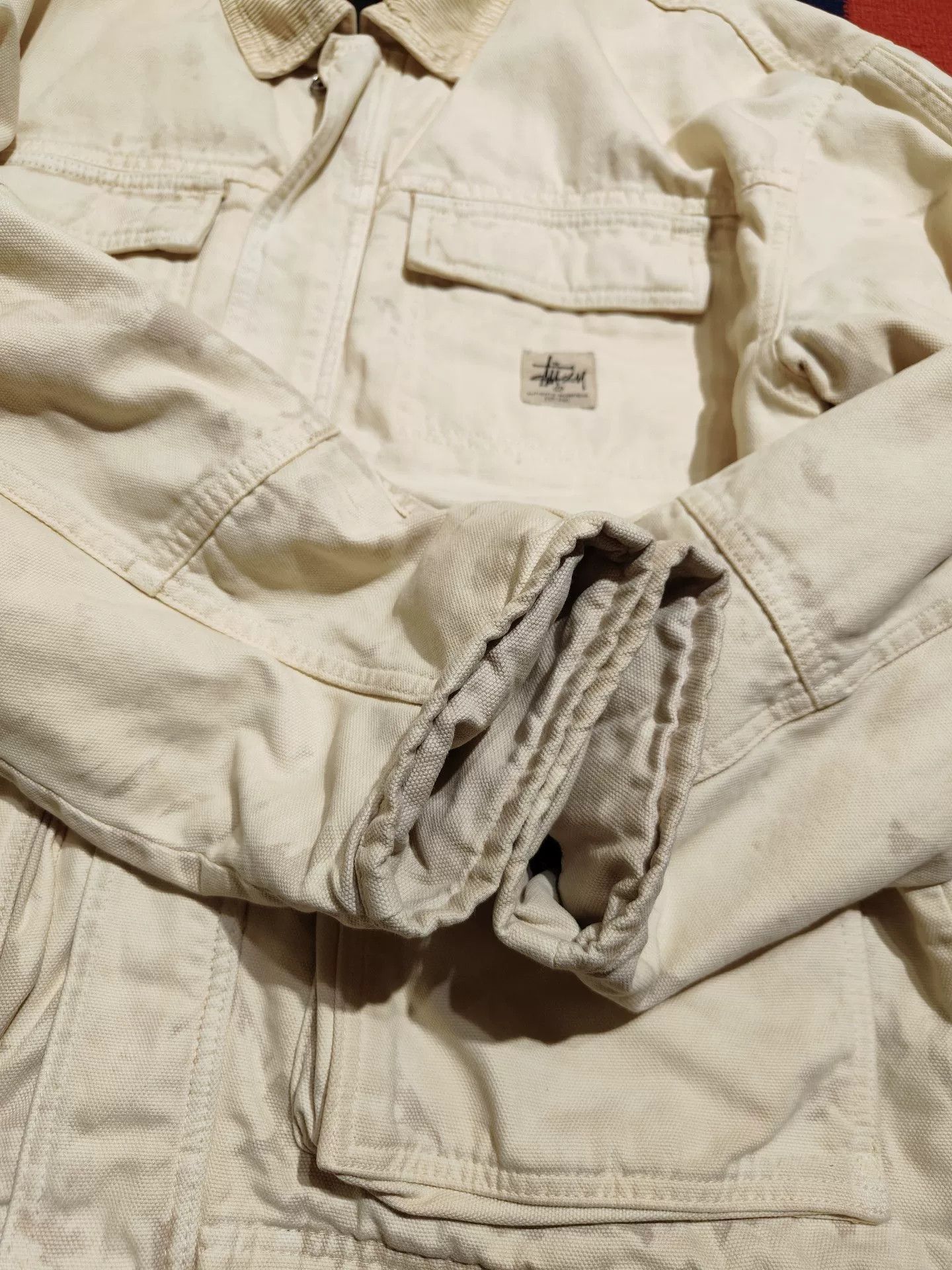 Stussy Stussy Spray Dye Canvas Work Jacket Size US L / EU 52-54 / 3 - 6 Thumbnail
