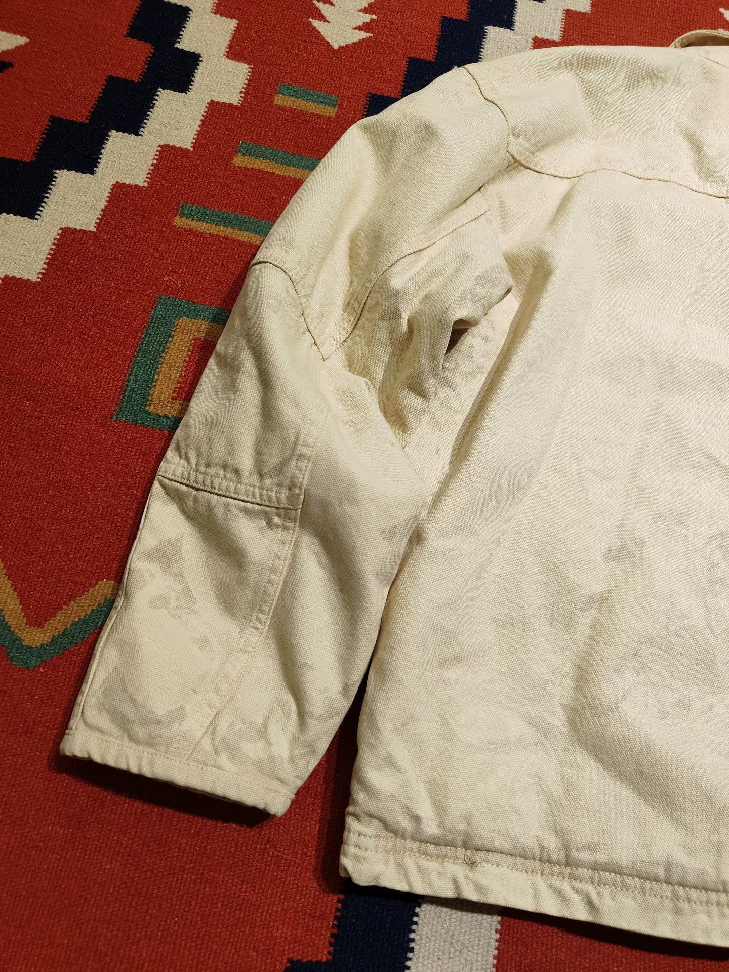 Stussy Stussy Spray Dye Canvas Work Jacket Size US L / EU 52-54 / 3 - 8 Thumbnail