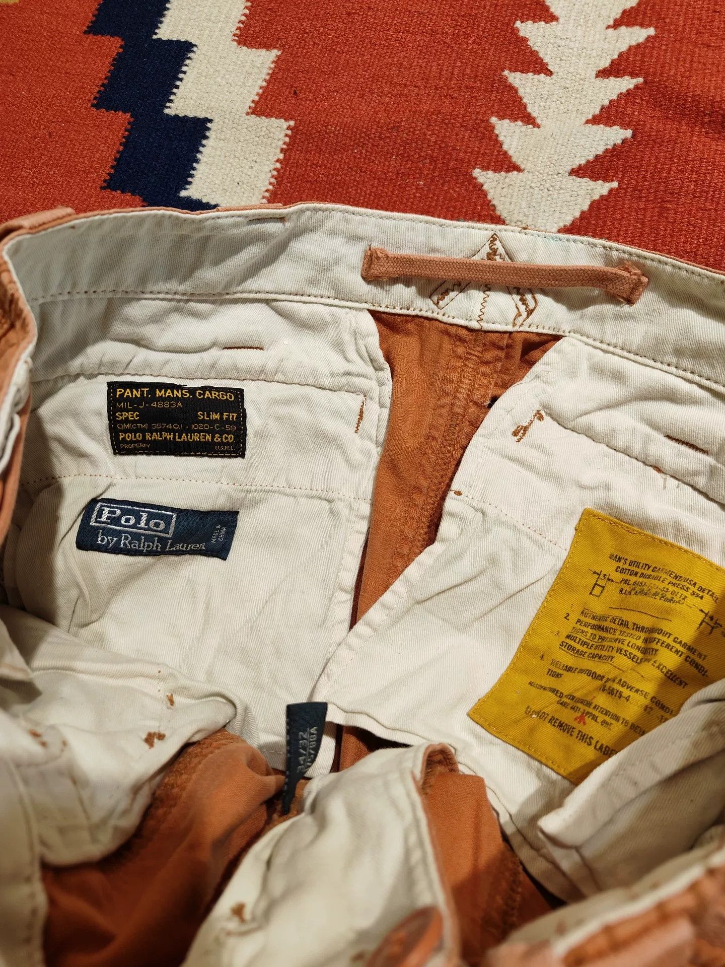 RRL Ralph Lauren Vintage Ralph Lauren Cargo Pants Size US 34 / EU 50 - 8 Thumbnail