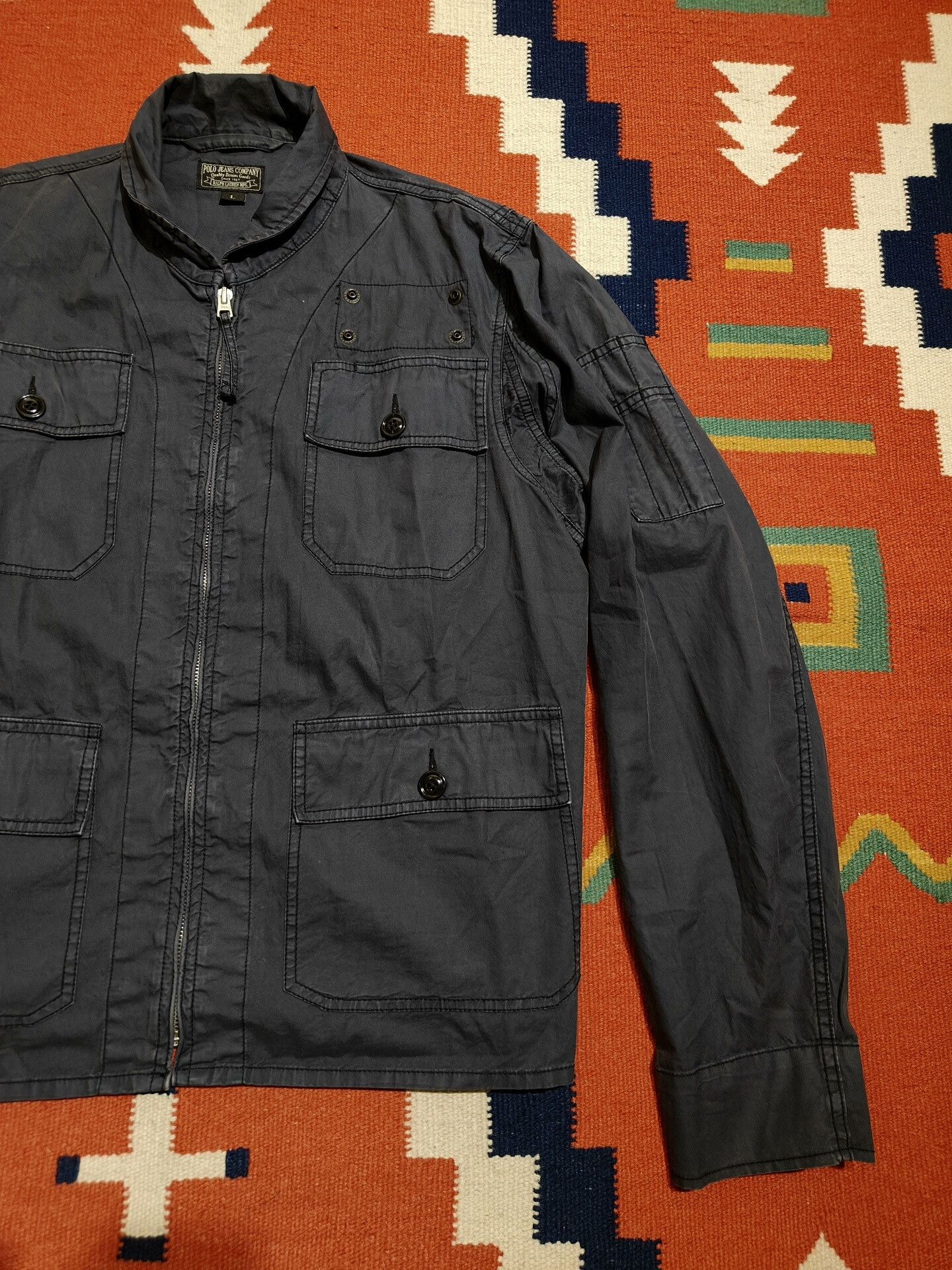 RRL Ralph Lauren Rare Polo Ralph Lauren Flight Jacket Size US L / EU 52-54 / 3 - 2 Thumbnail