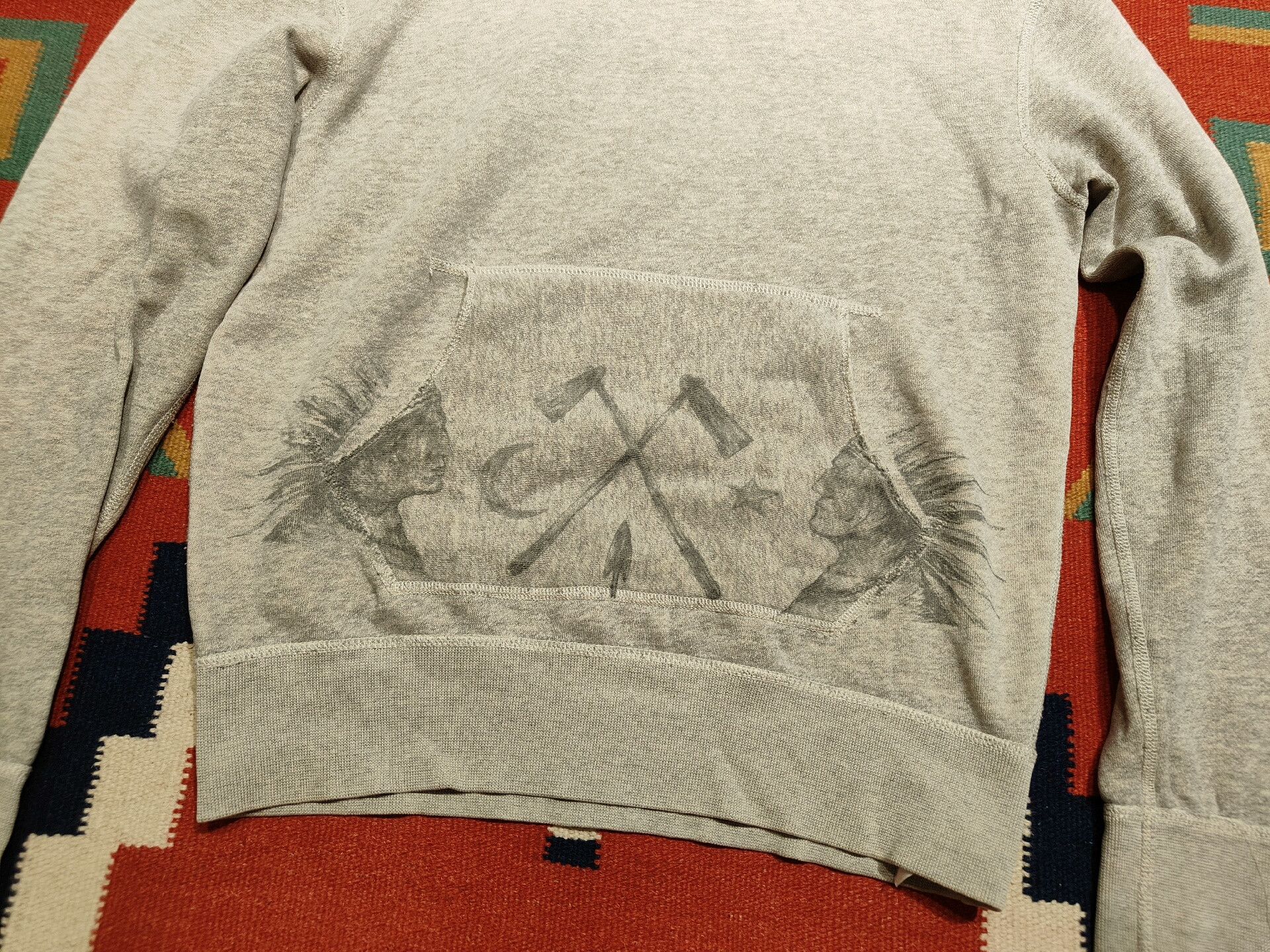 RRL Ralph Lauren RRL Navajo Southwest Hoodie Size US M / EU 48-50 / 2 - 2 Thumbnail