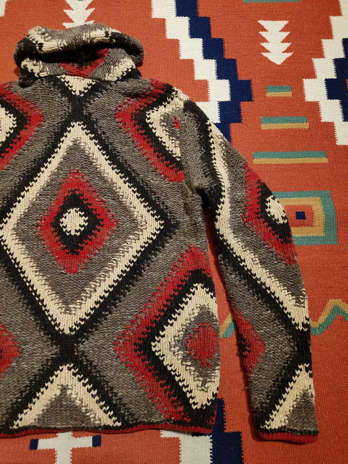 RRL Ralph Lauren Navajo Print Wool Blend Sweater Size US M / EU 48-50 / 2 - 9 Thumbnail