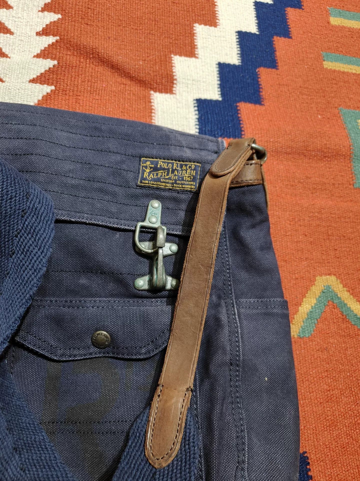 RRL Ralph Lauren RRL Ralph Lauren Nautical Shoulder Bag Size ONE SIZE - 8 Thumbnail