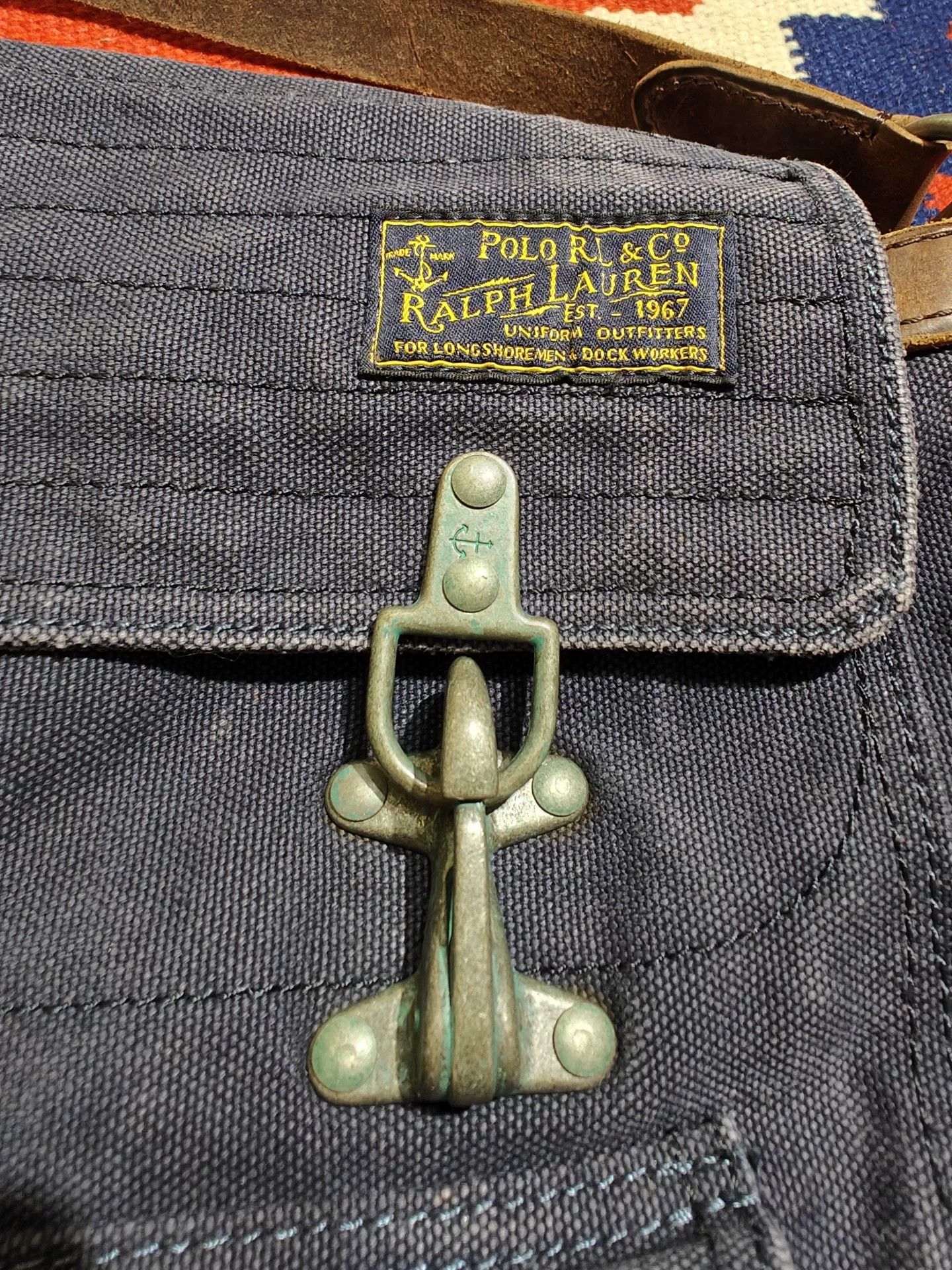 RRL Ralph Lauren RRL Ralph Lauren Nautical Shoulder Bag Size ONE SIZE - 4 Thumbnail