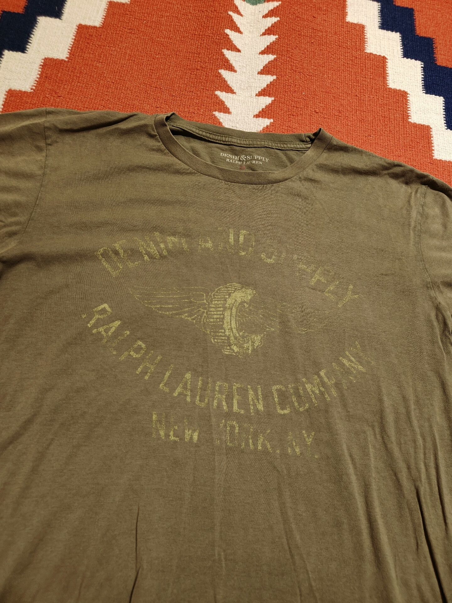 RRL Ralph Lauren RRL Military Style T-Shirt Size US M / EU 48-50 / 2 - 2 Thumbnail