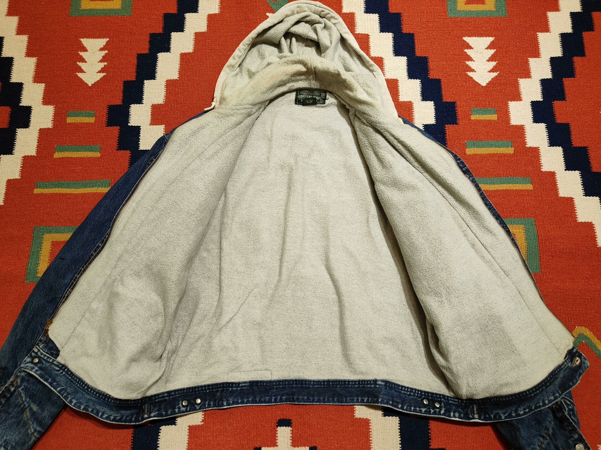 Vintage Vintage Polo Country Denim Jacket Size US L / EU 52-54 / 3 - 6 Thumbnail