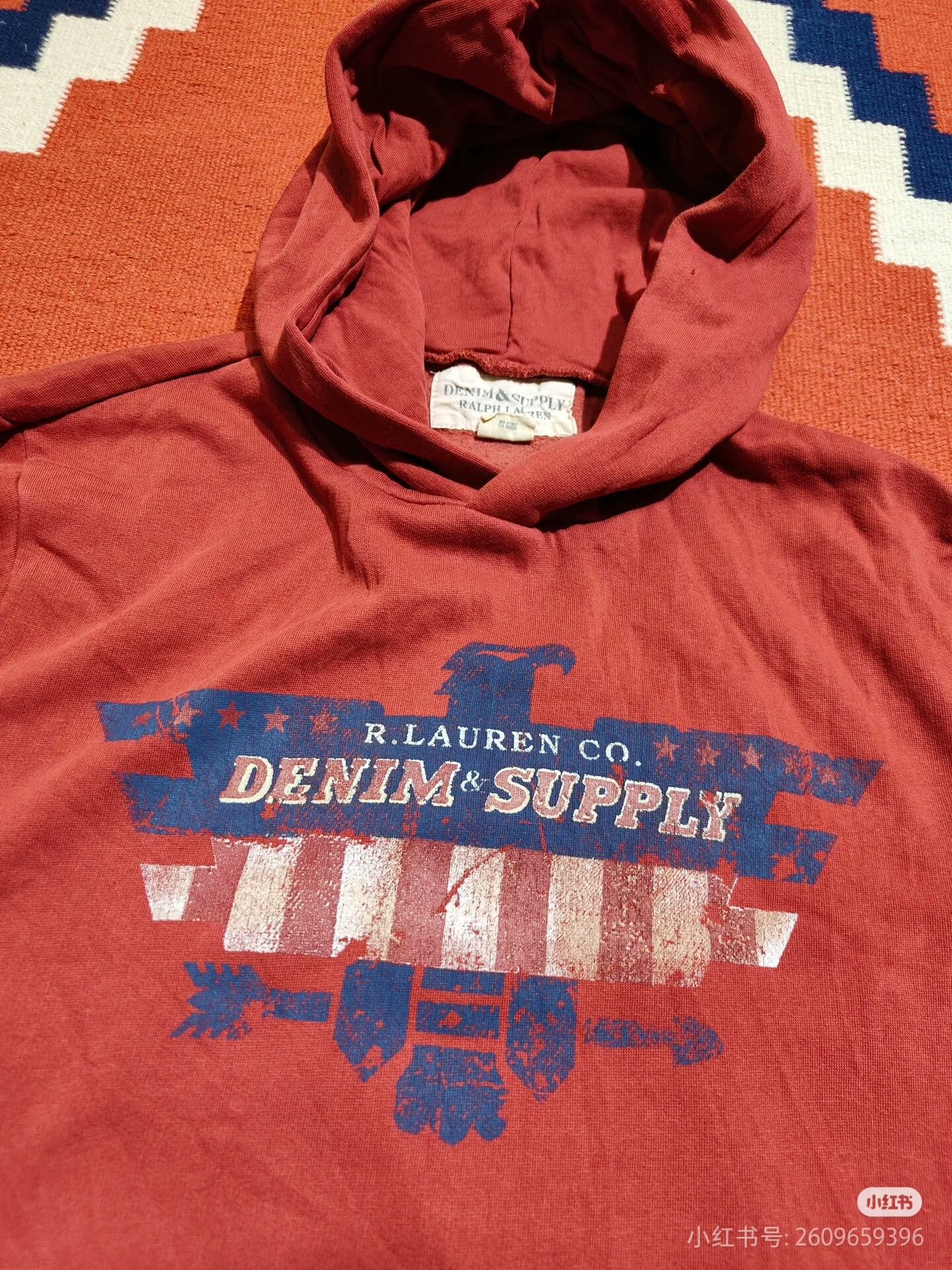 RRL Ralph Lauren RRL Indian Thunderbird Pattern Sweatshirt Size US L / EU 52-54 / 3 - 7 Thumbnail