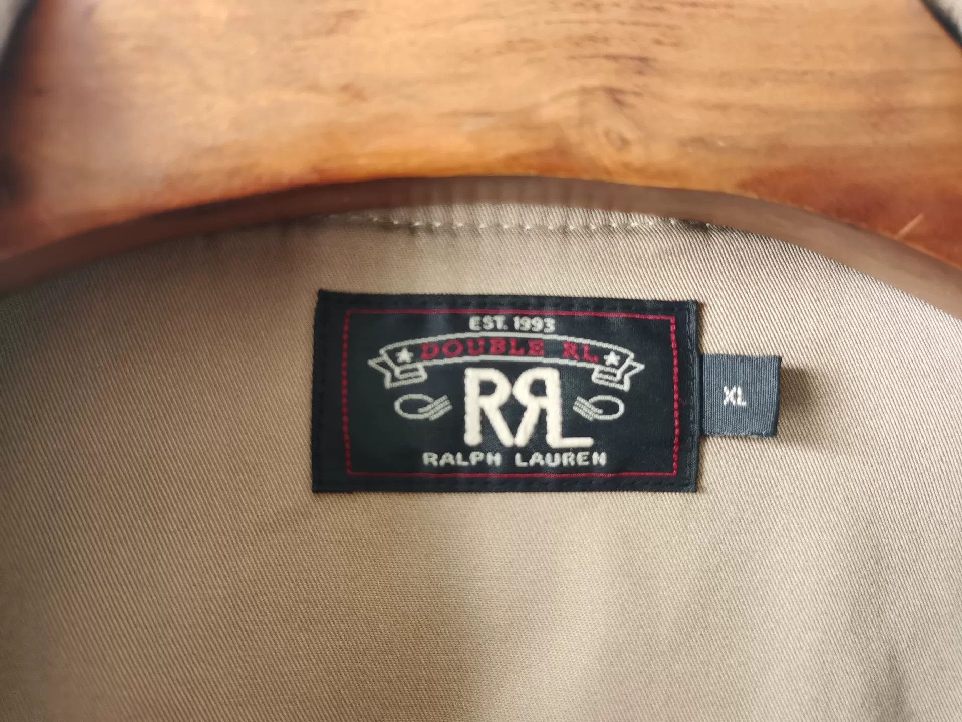 RRL Ralph Lauren rrl vintage heavy leather jacket Size US XL / EU 56 / 4 - 7 Thumbnail