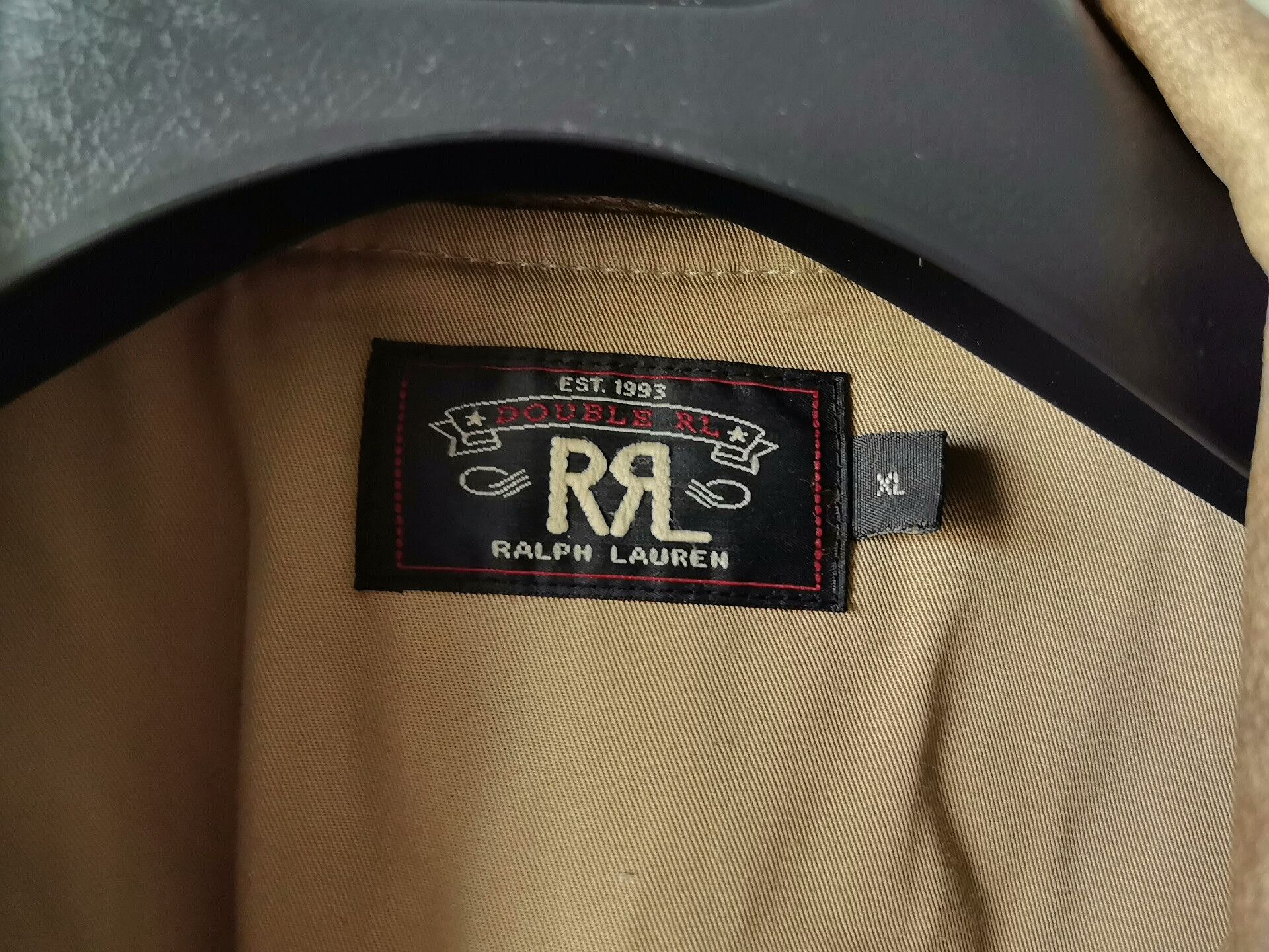 RRL Ralph Lauren rrl vintage heavy leather jacket Size US XL / EU 56 / 4 - 9 Thumbnail