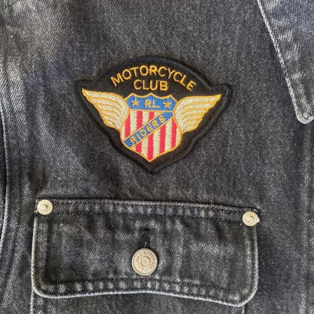 RRL Ralph Lauren vintage ralph lauren motorcycle denim jacket Size M / US 6-8 / IT 42-44 - 5 Thumbnail
