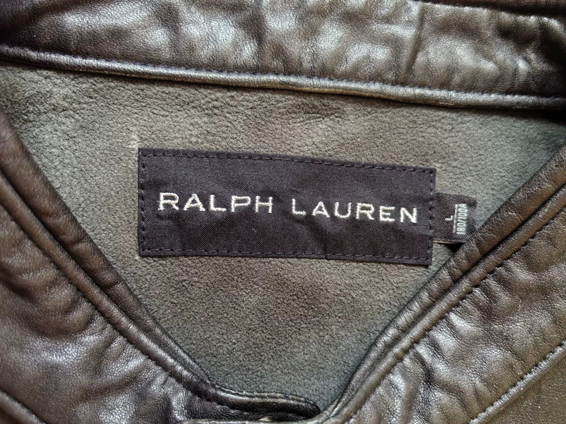 Ralph Lauren Black Label ralph lauren black label leather motorcycle jacket Size US L / EU 52-54 / 3 - 6 Thumbnail