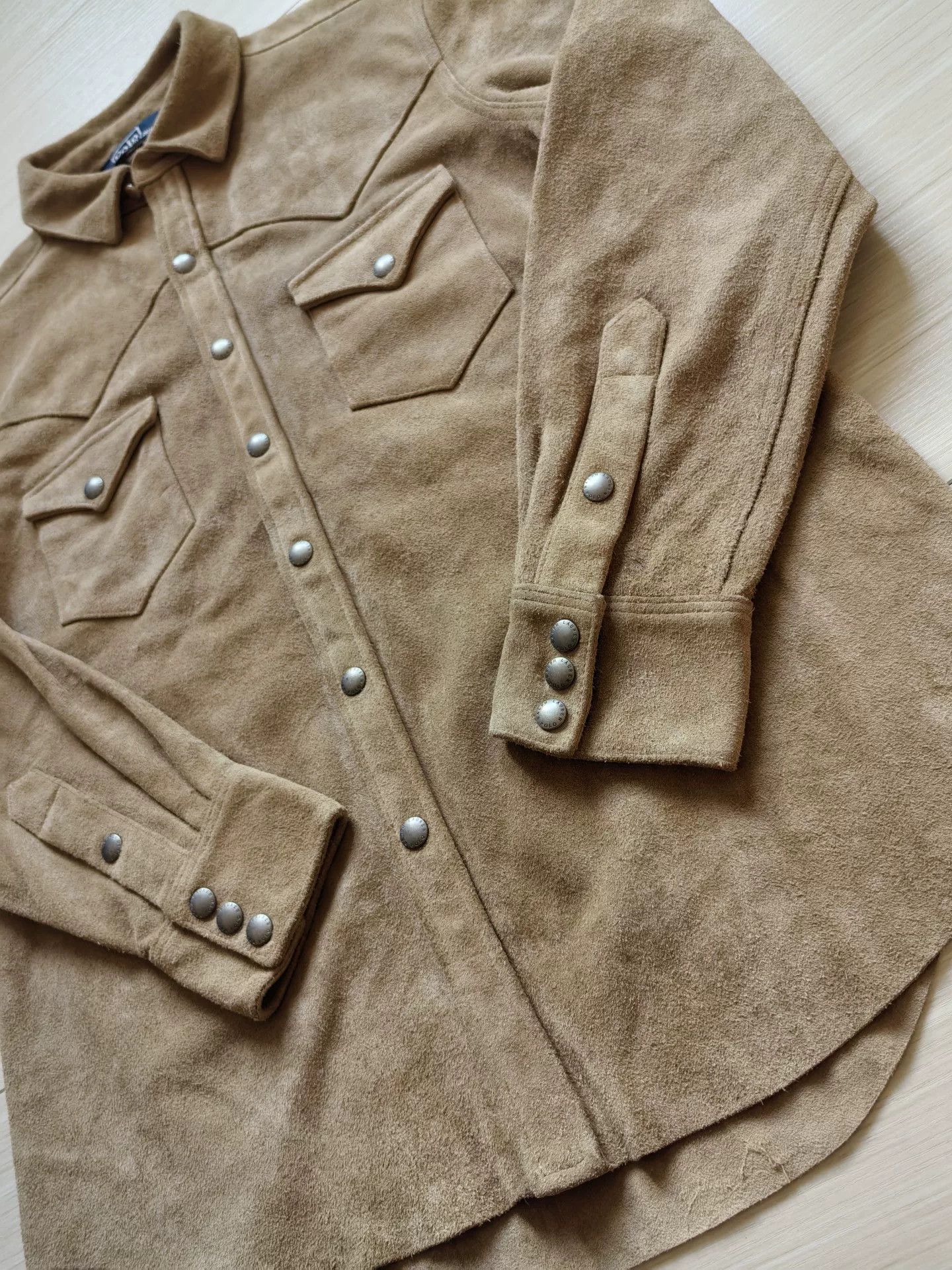 Polo Ralph Lauren western suede shirt by polo ralph lauren Size US M / EU 48-50 / 2 - 8 Thumbnail
