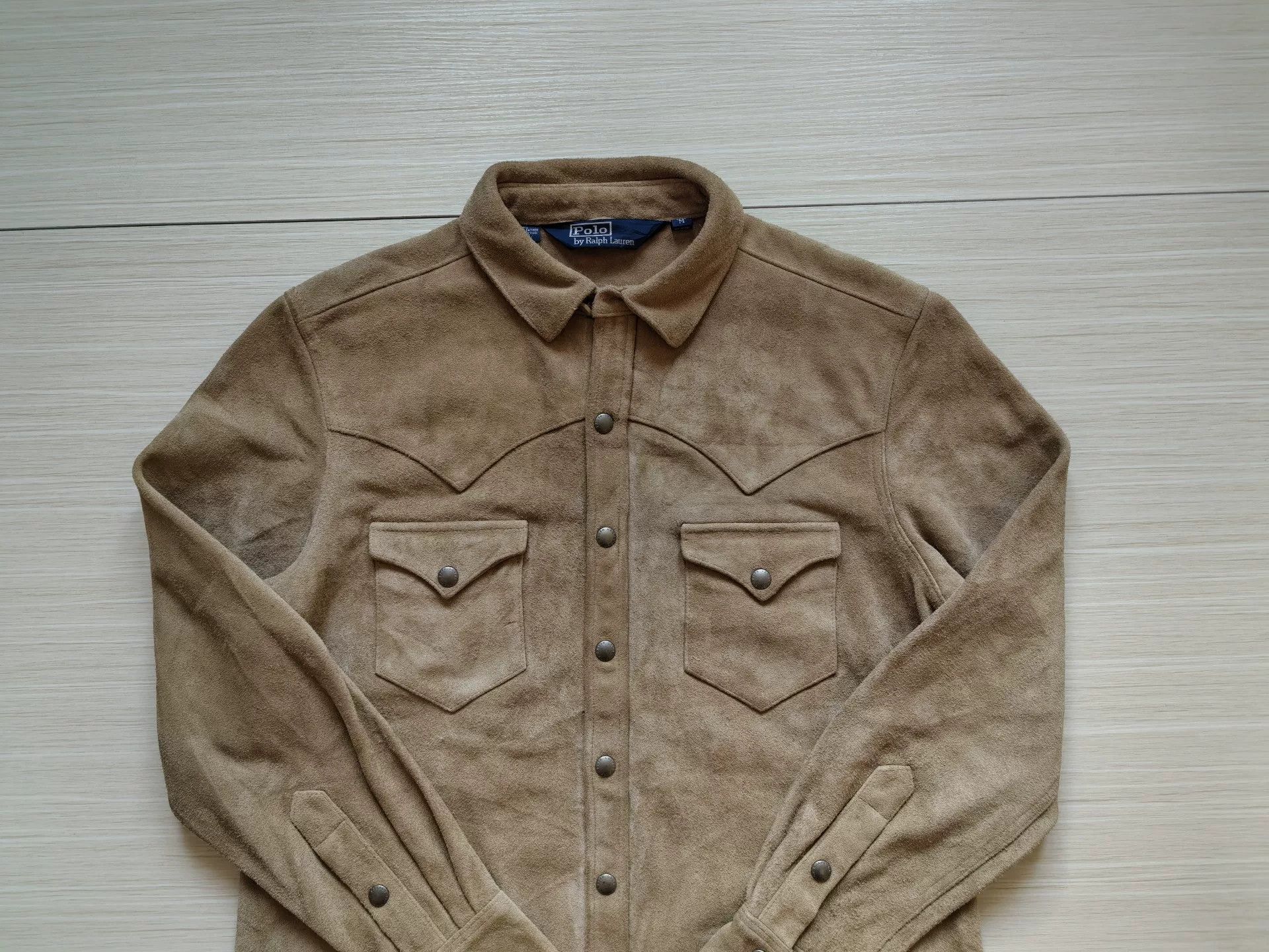 Polo Ralph Lauren western suede shirt by polo ralph lauren Size US M / EU 48-50 / 2 - 4 Thumbnail