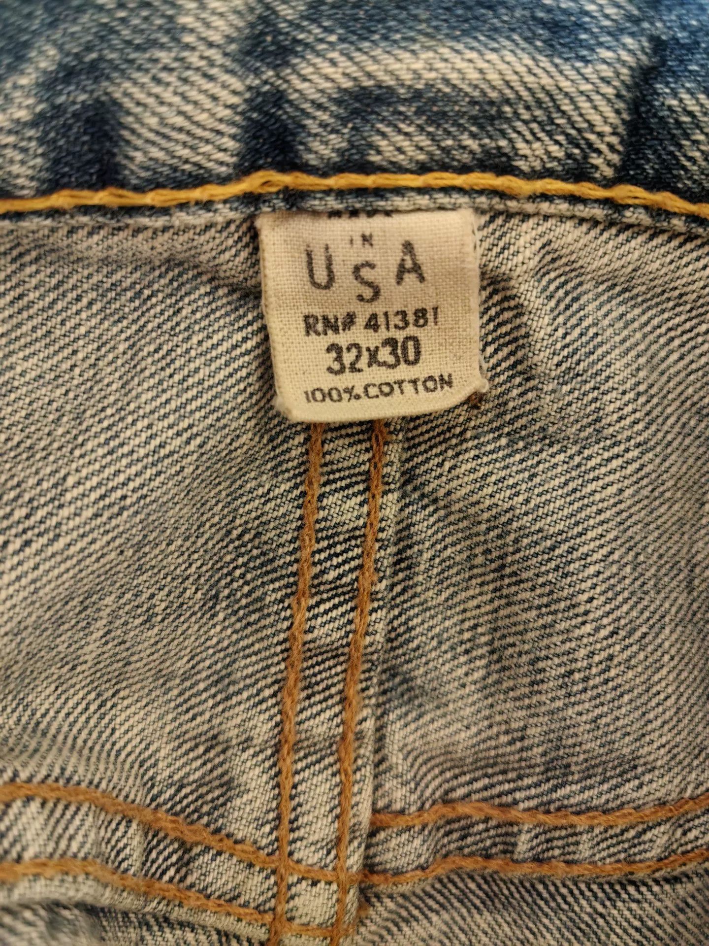RRL Ralph Lauren classic straight leg ice blue jeans Size US 32 / EU 48 - 5 Thumbnail