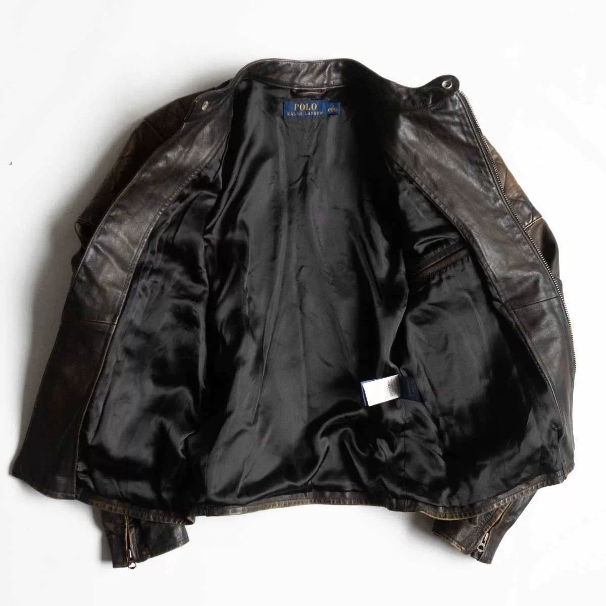 Polo Ralph Lauren classic ralph lauren leather motorcycle jacket Size US S / EU 44-46 / 1 - 3 Thumbnail