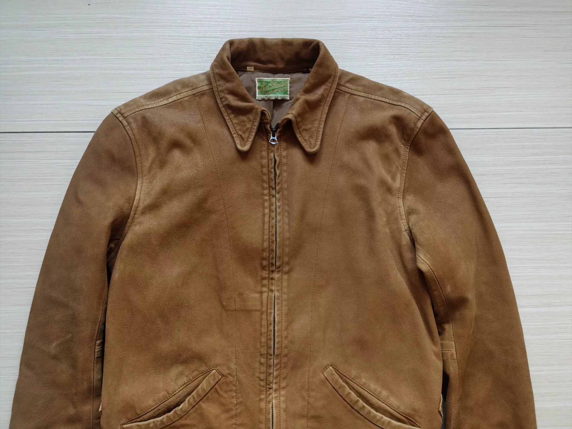 LVC vintage 1930s leather jacket in light brown Size US S / EU 44-46 / 1 - 5 Thumbnail