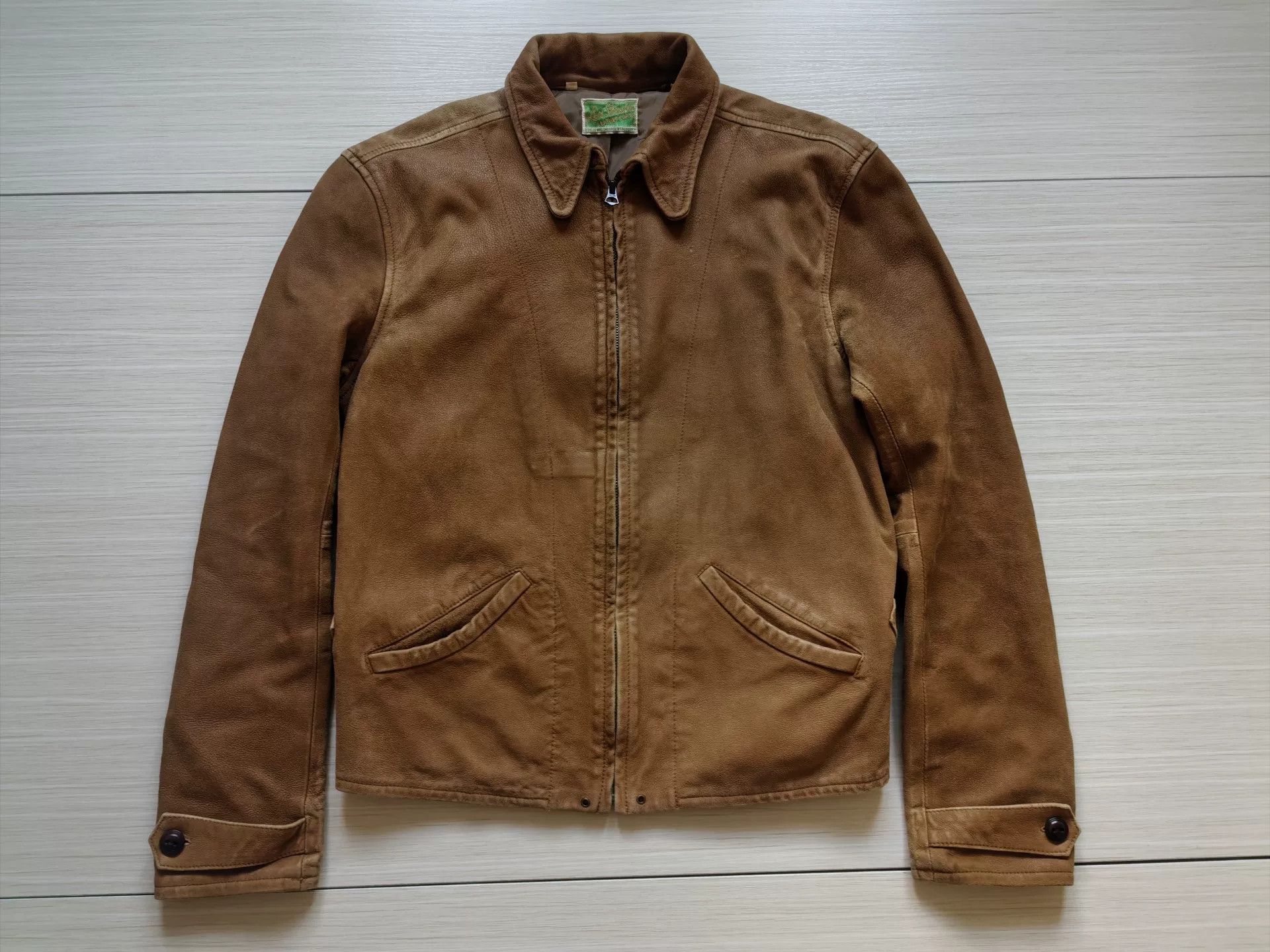 LVC vintage 1930s leather jacket in light brown Size US S / EU 44-46 / 1 - 3 Thumbnail