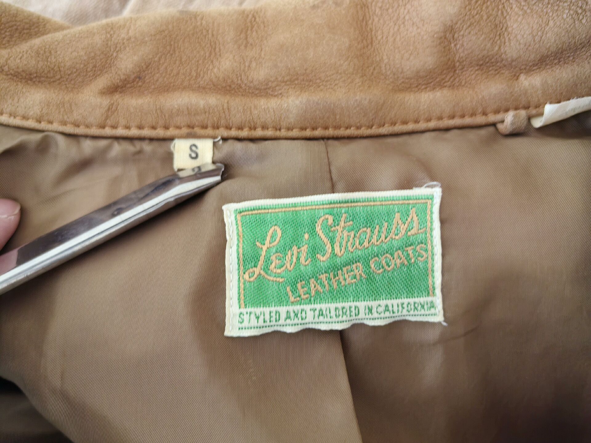 LVC vintage 1930s leather jacket in light brown Size US S / EU 44-46 / 1 - 7 Thumbnail