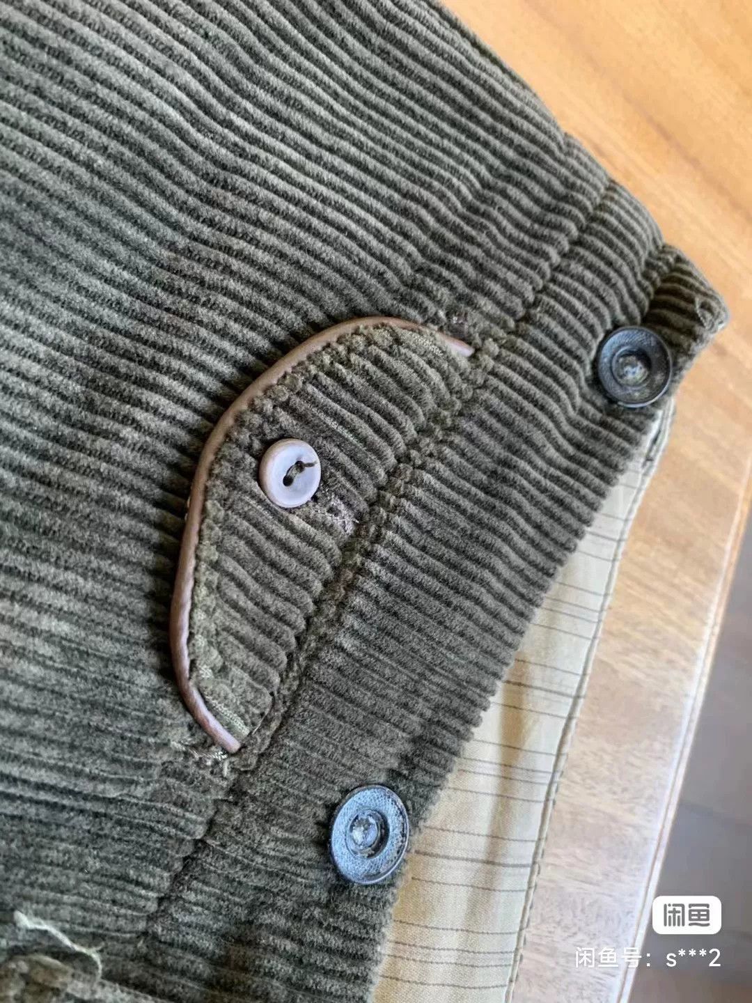 RRL Ralph Lauren corduroy straight leg pants in deep green Size US 36 / EU 52 - 6 Thumbnail