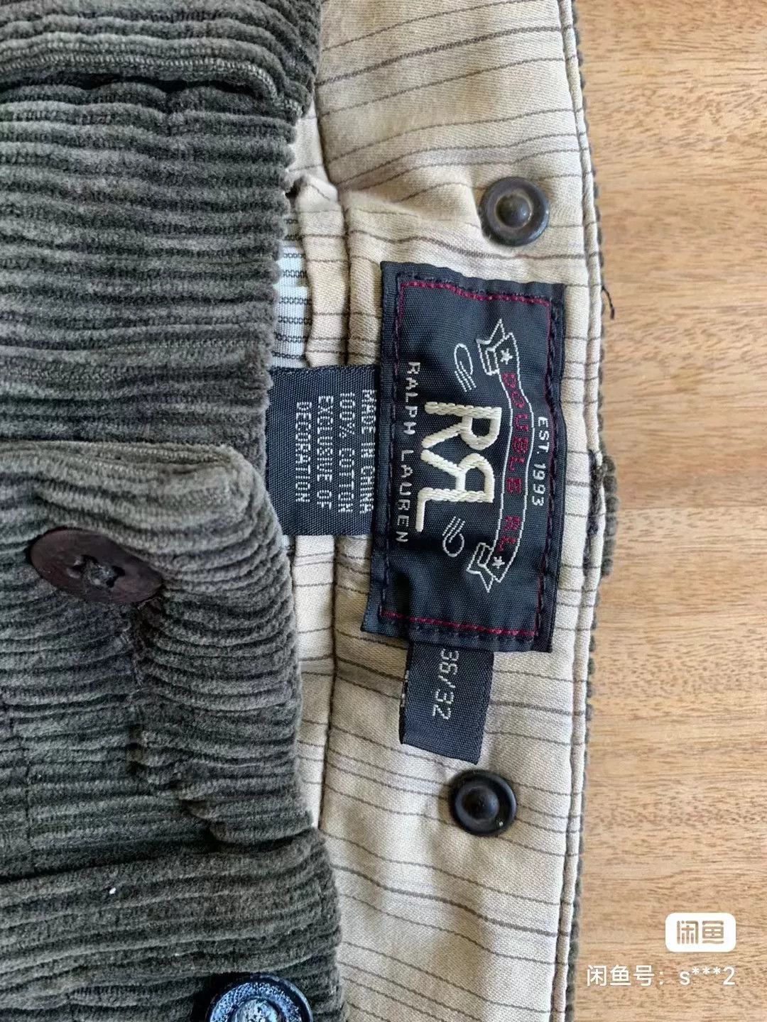 RRL Ralph Lauren corduroy straight leg pants in deep green Size US 36 / EU 52 - 7 Thumbnail