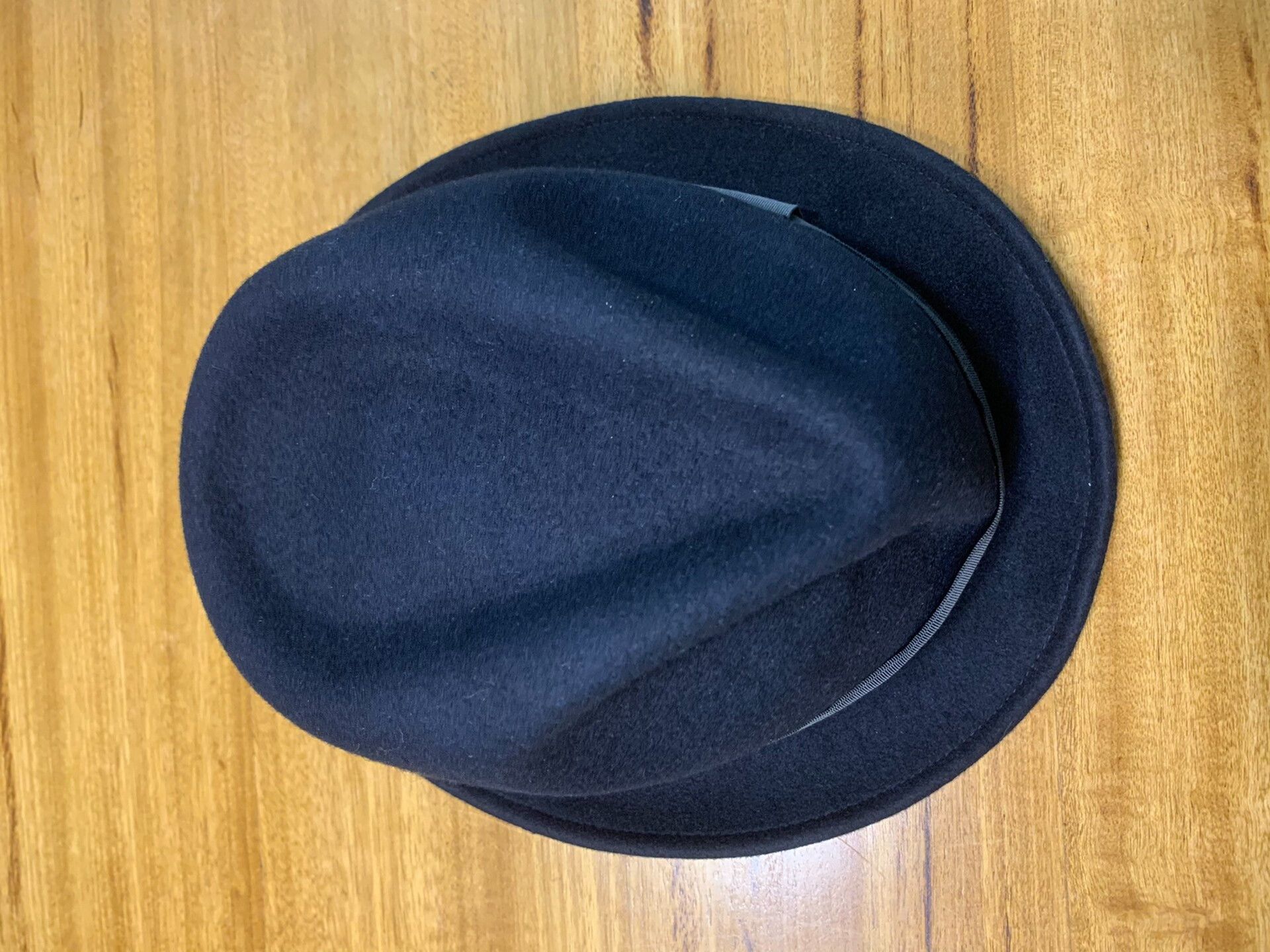 Freewheelers deep blue wool fedora hat for men Size ONE SIZE - 3 Thumbnail