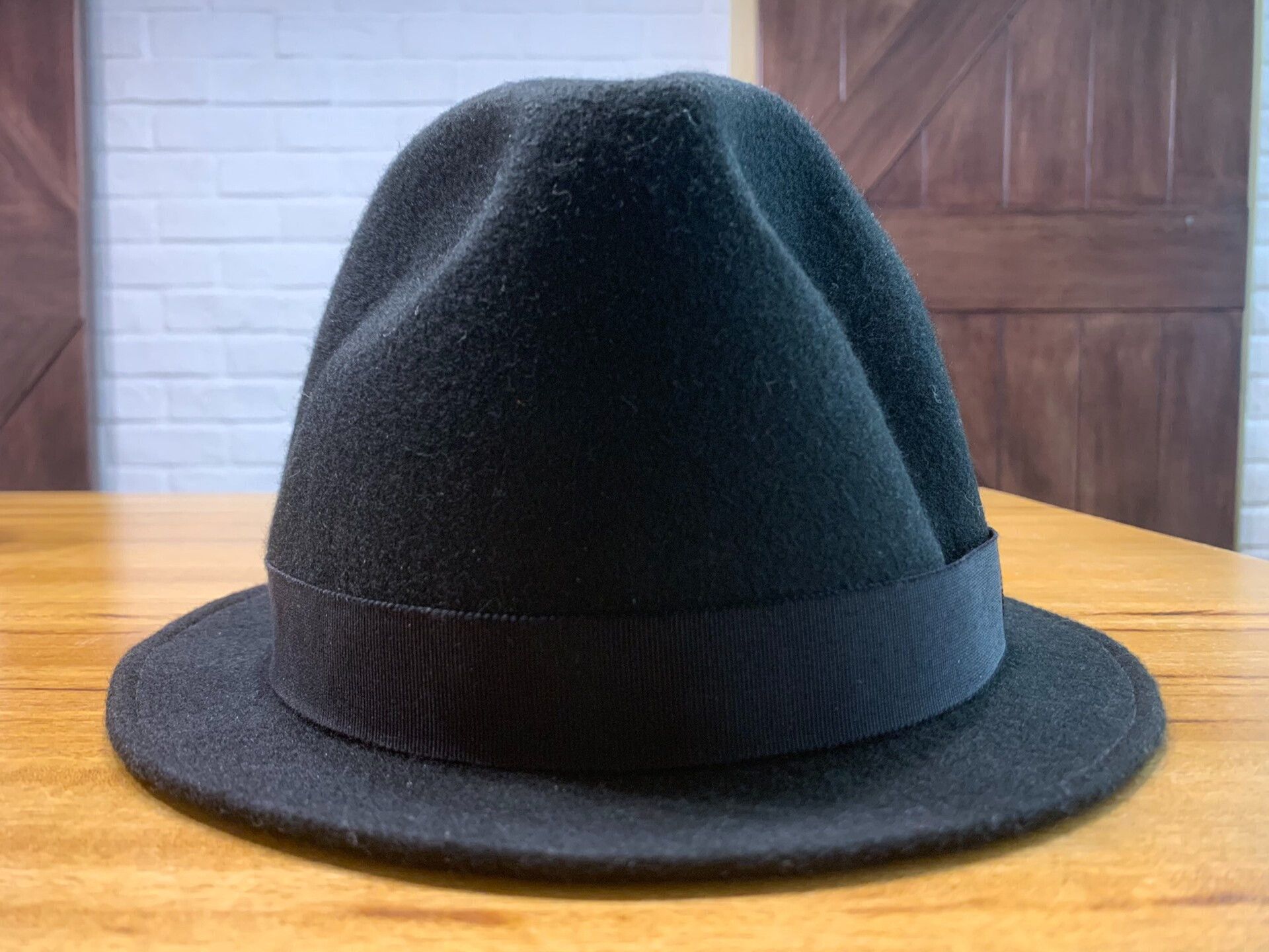 Freewheelers black wool fedora hat for all occasions Size ONE SIZE - 3 Thumbnail