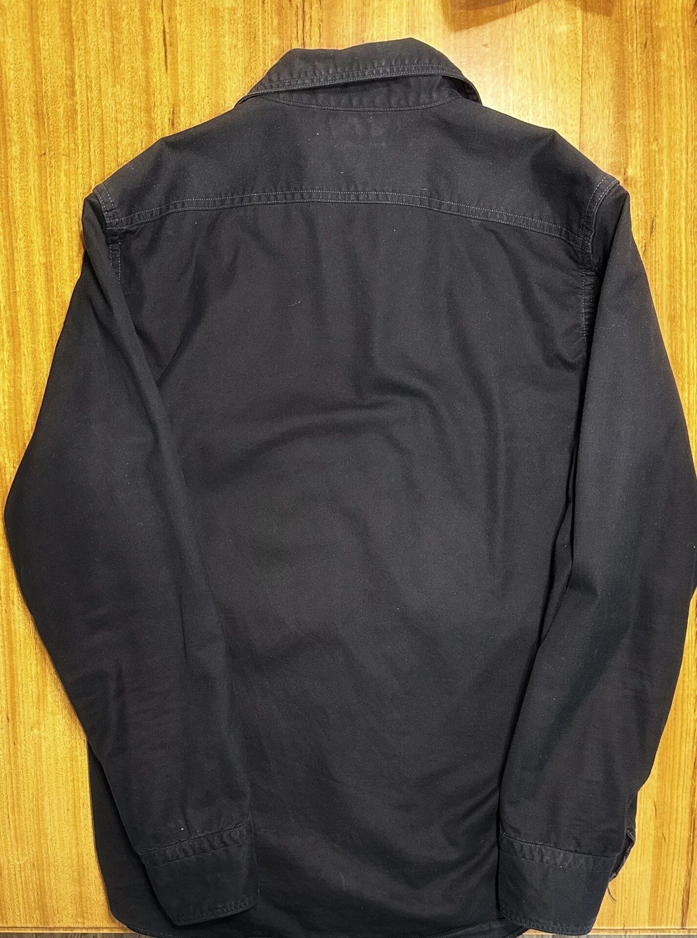 Freewheelers black oversized button-up shirt for casual wear Size US L / EU 52-54 / 3 - 2 Thumbnail