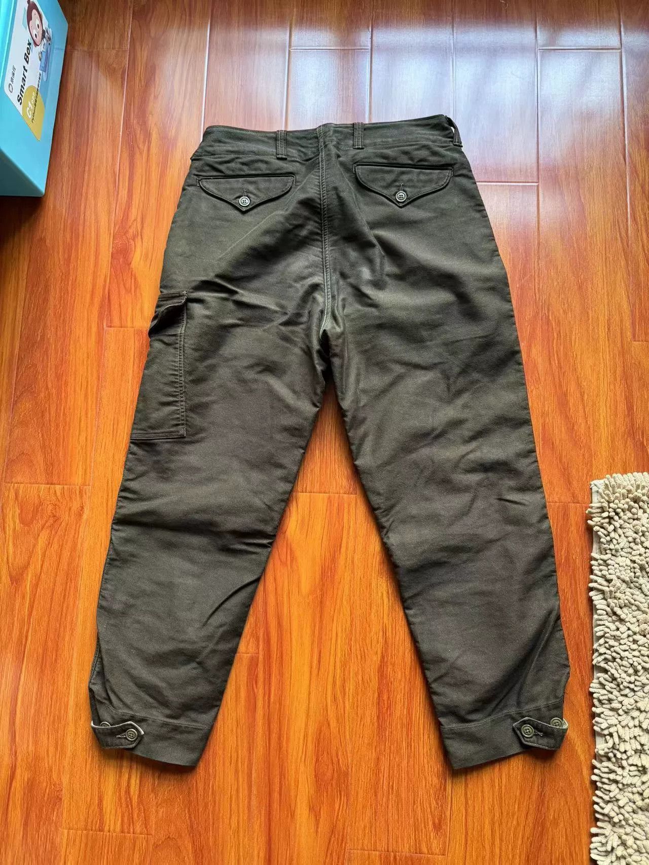 Freewheelers green herringbone army pants size w36 Size US 36 / EU 52 - 2 Thumbnail