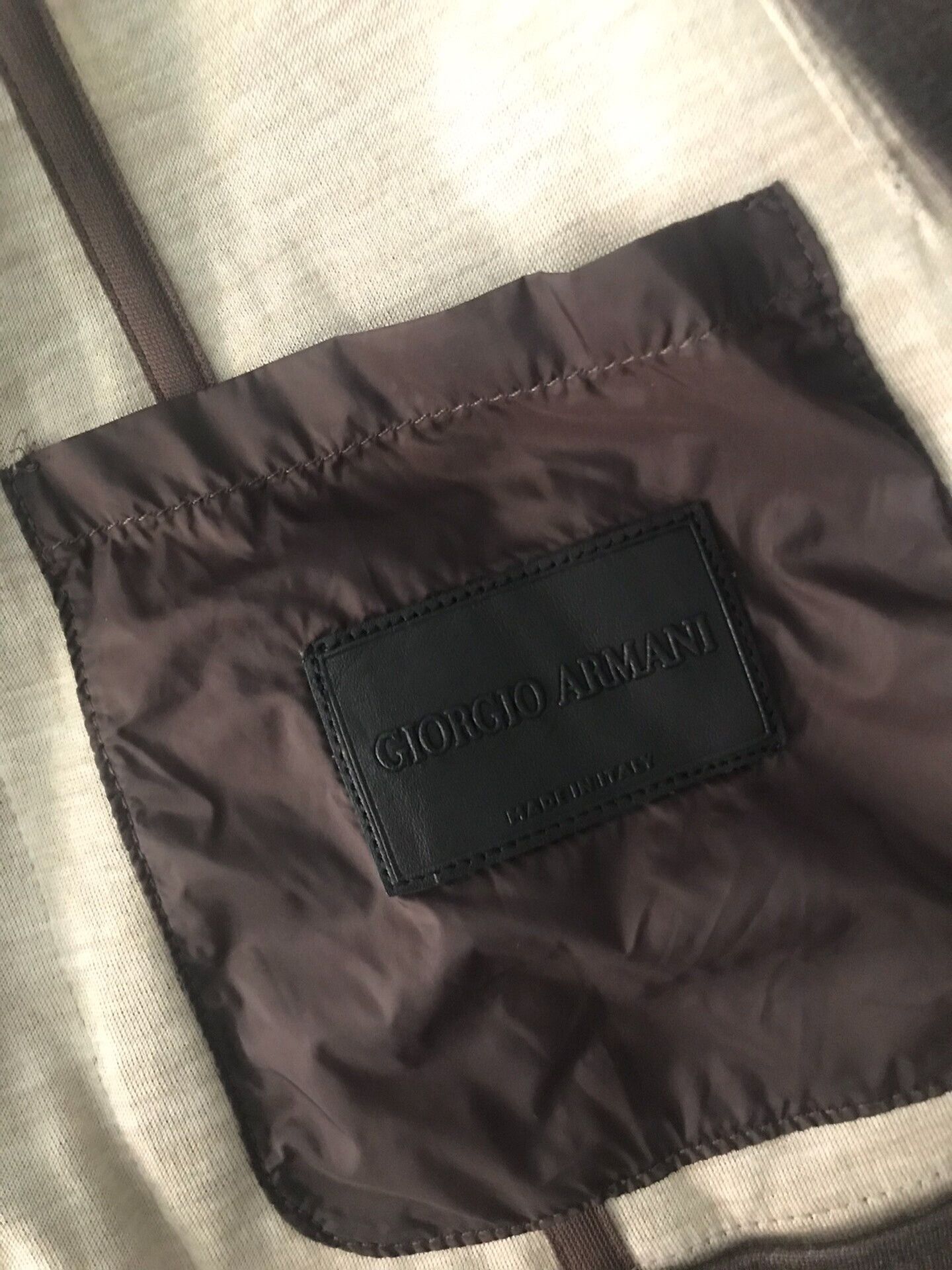Giorgio Armani brown cashmere silk business casual jacket Size US L / EU 52-54 / 3 - 8 Thumbnail
