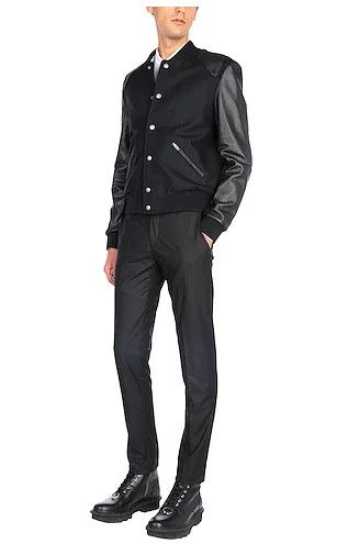 Yves Saint Laurent saint laurent wool and leather varsity jacket Size US M / EU 48-50 / 2 - 8 Thumbnail