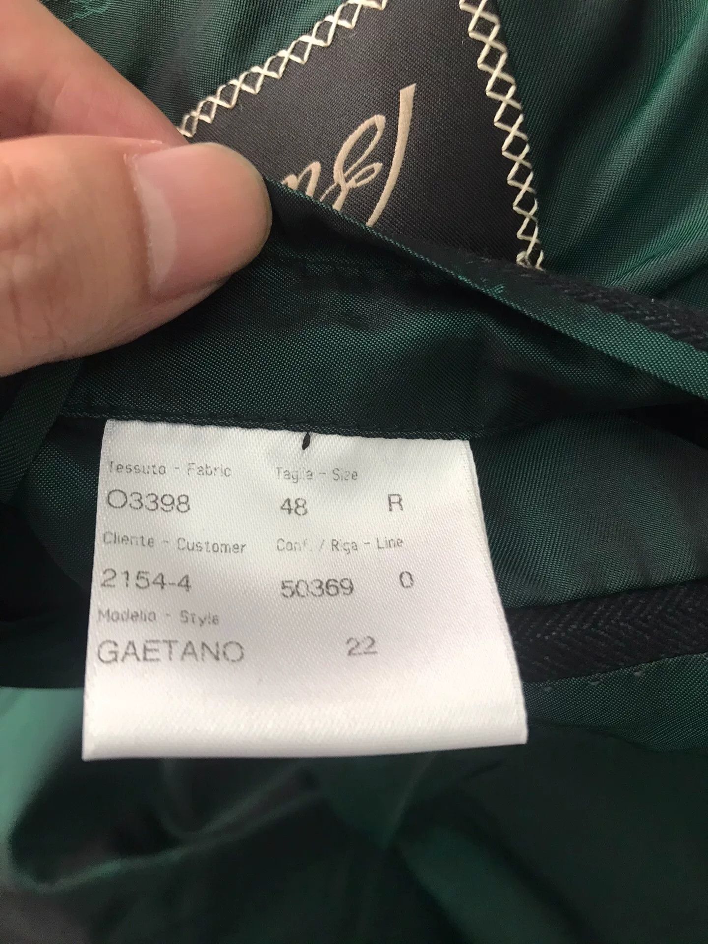 Brioni brioni cashmere silk suit jacket black green Size US L / EU 52-54 / 3 - 8 Thumbnail
