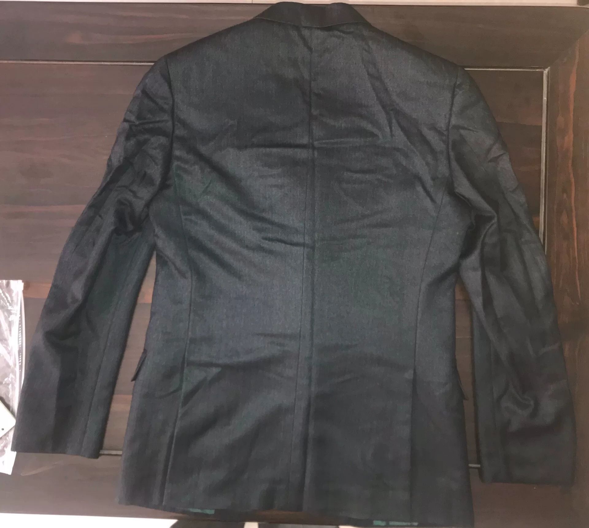 Brioni brioni cashmere silk suit jacket black green Size US L / EU 52-54 / 3 - 2 Thumbnail