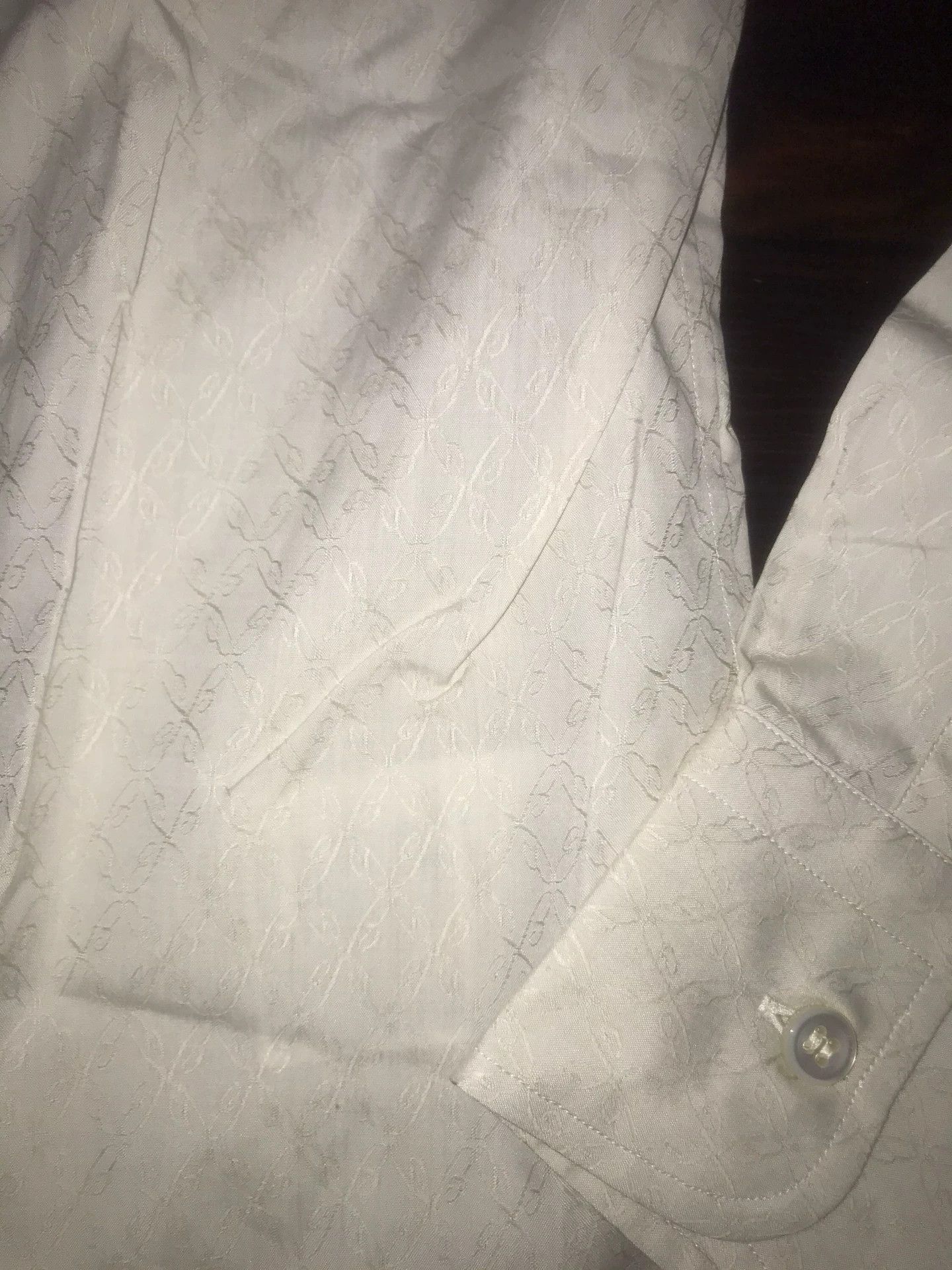 new brioni jacquard shirt size S