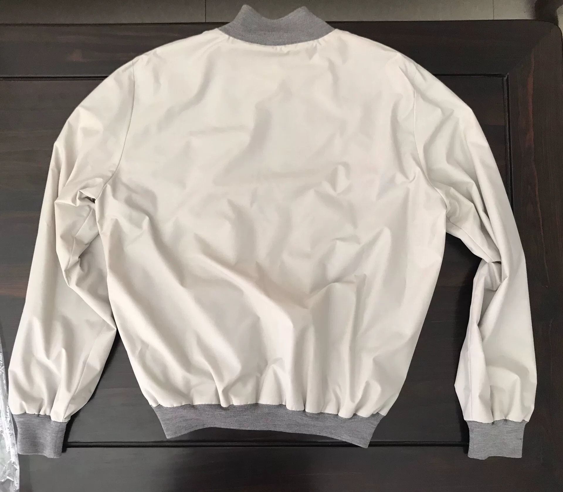 Cesare Attolini cesare attolini gray wool bomber jacket Size US L / EU 52-54 / 3 - 5 Thumbnail