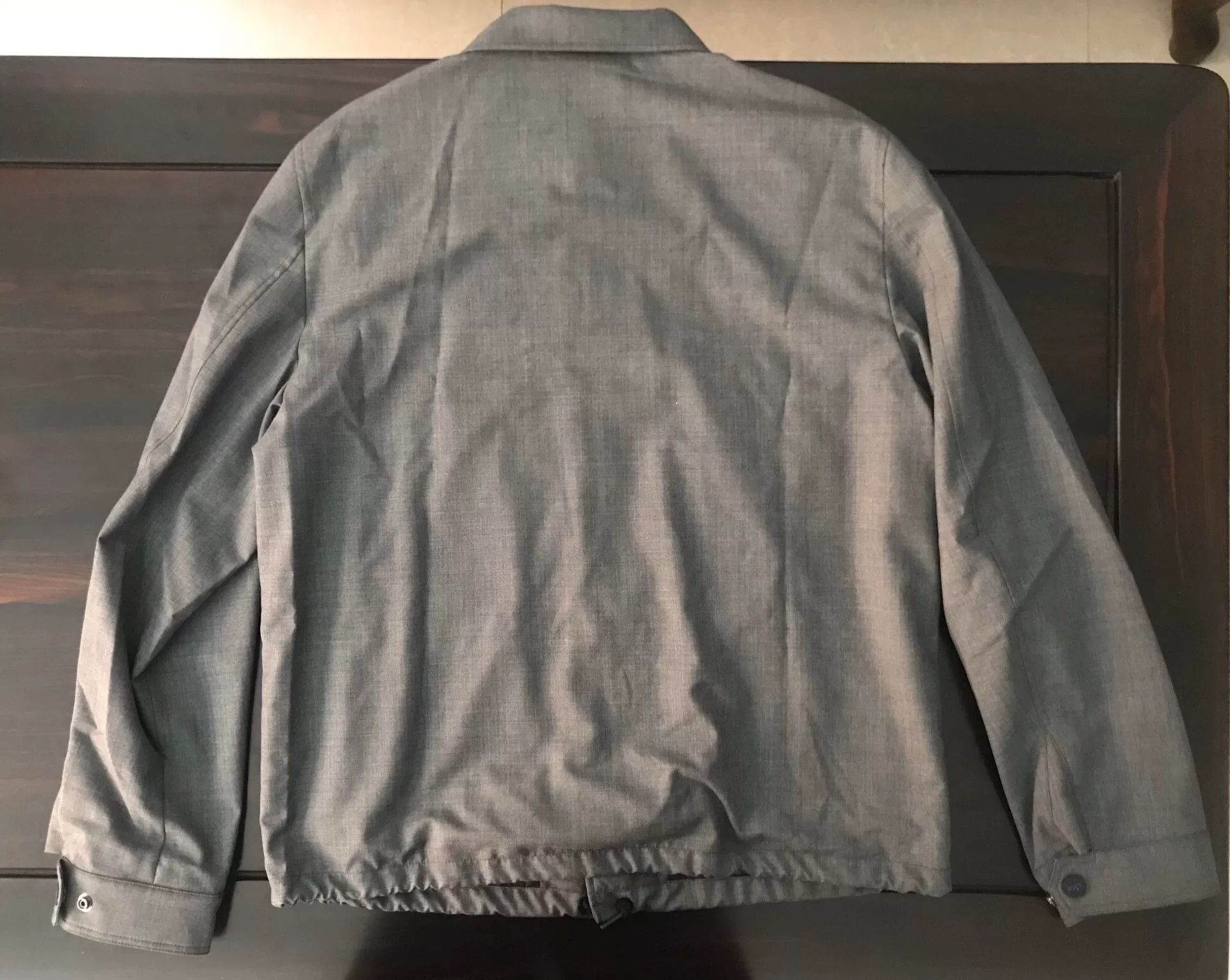 Kiton gray wool jacket by Kiton, size 52 Size US L / EU 52-54 / 3 - 3 Thumbnail