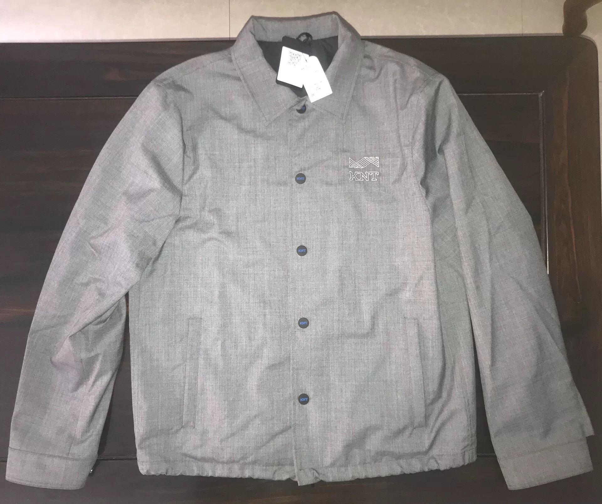 Kiton gray wool jacket by Kiton, size 52 Size US L / EU 52-54 / 3 - 2 Thumbnail
